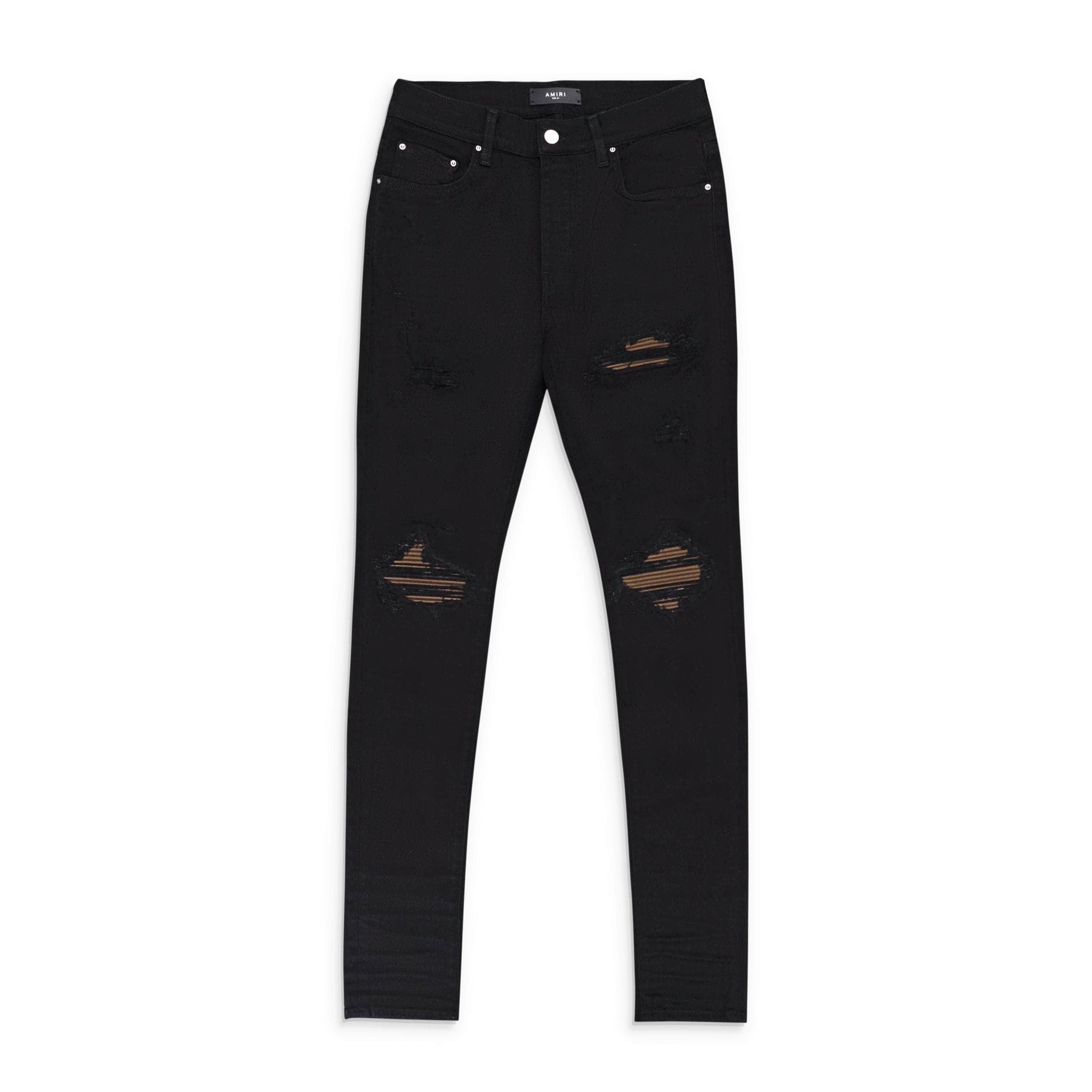 Amiri 95-AMR-1239/31 NWT Amiri MX1 ULTRA SUEDE Black OD Straight-Fit Jeans Size 31 $1090 95-AMR-1239/31