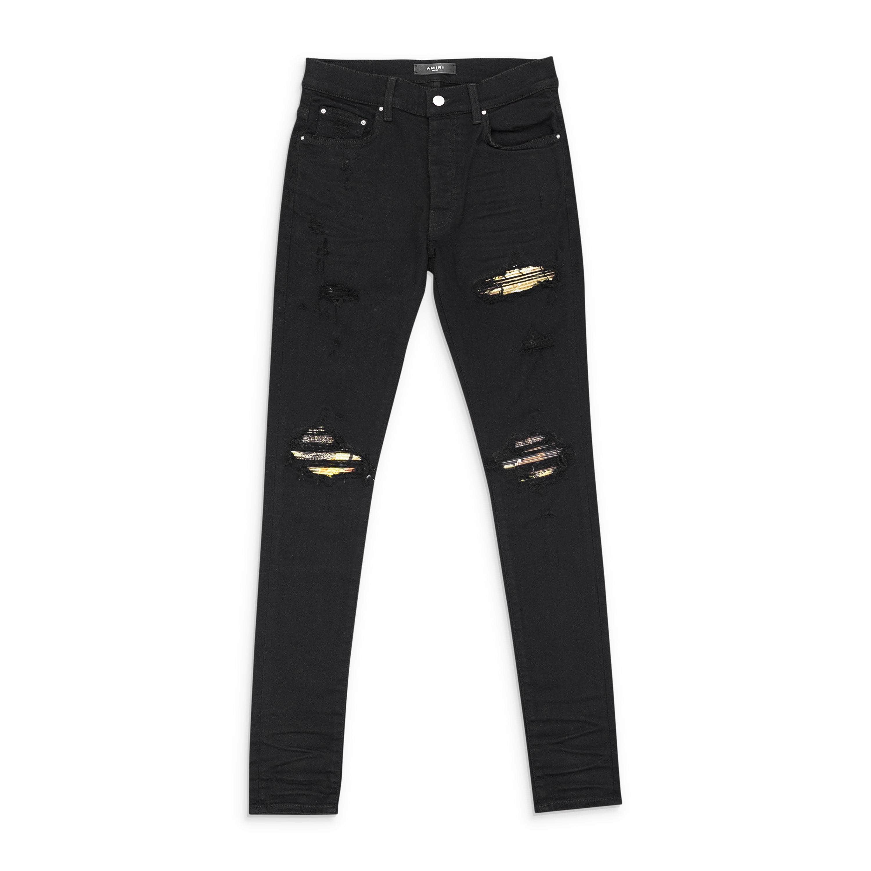 Amiri 95-AMR-1445/34 NWT Amiri ALOHA MX1 JEAN Black OD Straight-Fit Jeans Size 34 $1090 95-AMR-1445/34