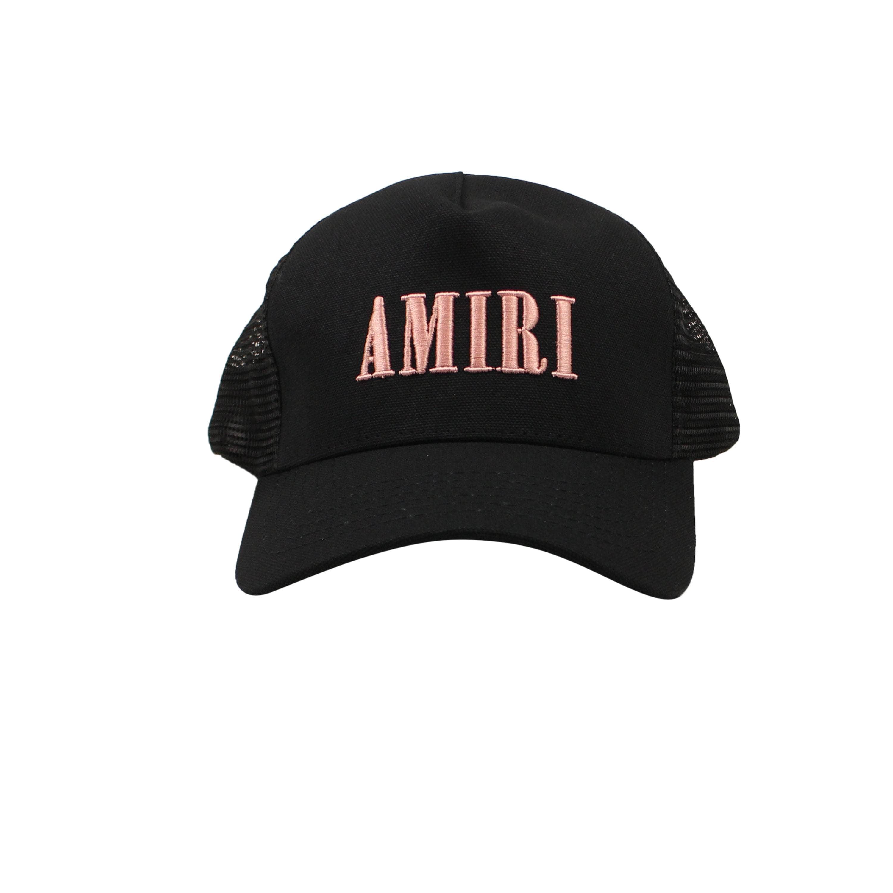 Amiri amiri, channelenable-all, chicmi, couponcollection, main-accessories, shop375, Stadium Goods, stadiumgoods, under-250 OS CORE LOGO TRUCKER HAT Black&Peach Hats AMR-XACC-0120/OS AMR-XACC-0120/OS
