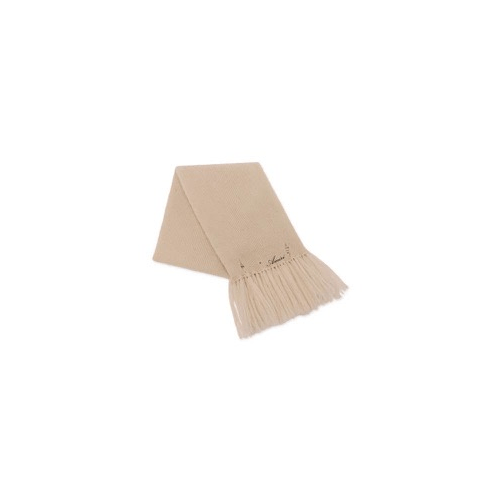 Amiri AMR-XACC-0092/OS NWT AMIRI Tan Half Cardigan Scarf Size OS $490 AMR-XACC-0092/OS