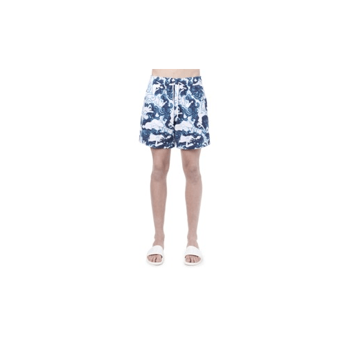 Amiri AMR-XBTM-0099/XS AMR-XBTM-0099/XS MSF007_420 White/Blue Amiri NAKED GIRLS SWIM TRUNKS Size XS AMR-XBTM-0099/XS