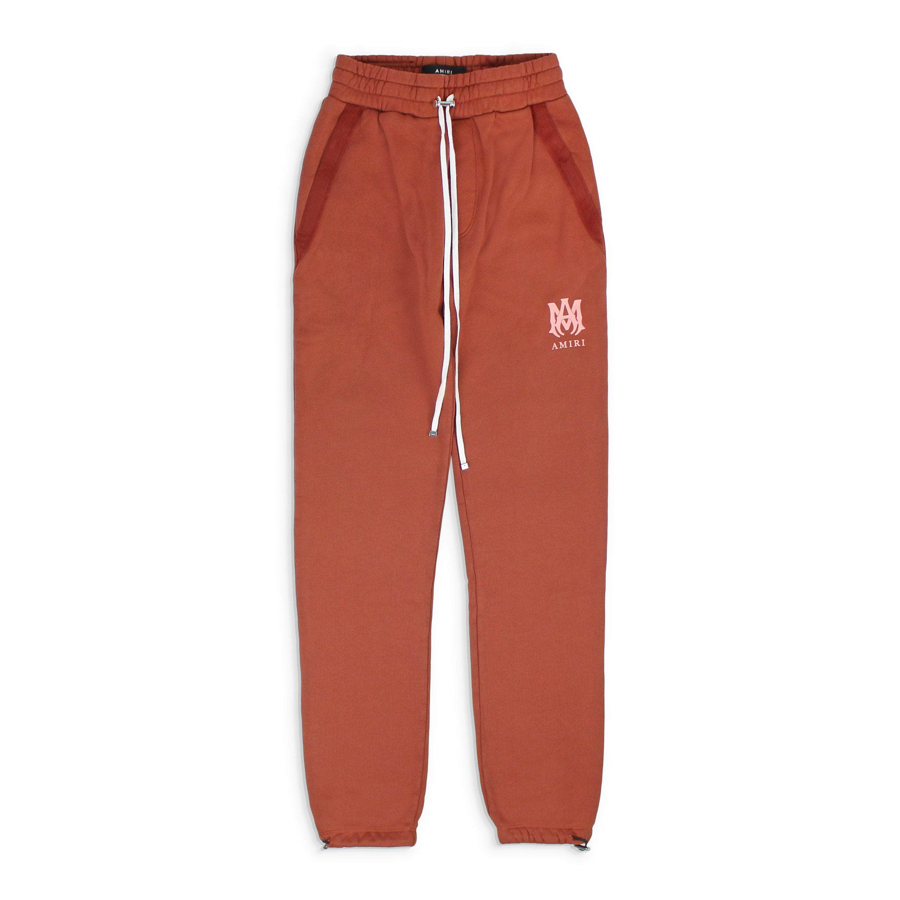 Amiri AMR-XBTM-0136/XS NWT Amiri MA LOGO SWEATPANT Clay&Peach Jogger Sweatpants Size XS $750 AMR-XBTM-0136/XS