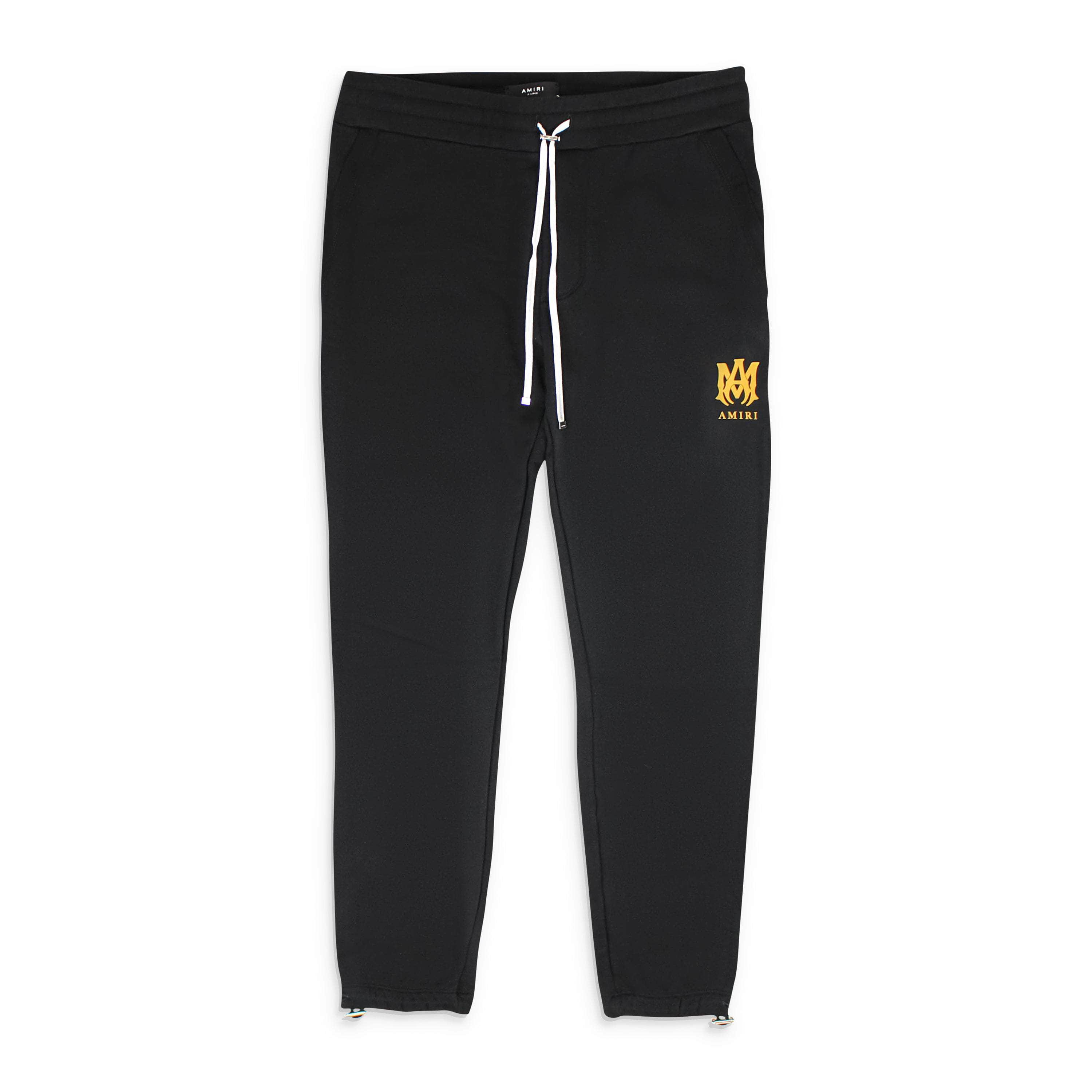 Amiri AMR-XBTM-0149/XL NWT Amiri MA CORE SWEATPANTS Black&Gold Jogger Sweatpants Size XL $750 AMR-XBTM-0149/XL