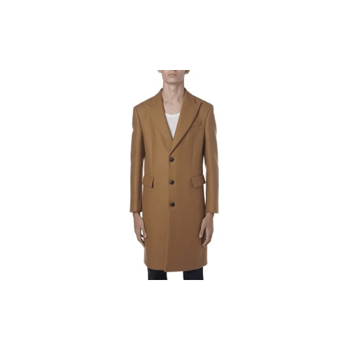 Amiri AMR-XOTW-0040/54 NWT AMIRI Brown Single Breasted Lapel Coat Size 54 $2490 AMR-XOTW-0040/54