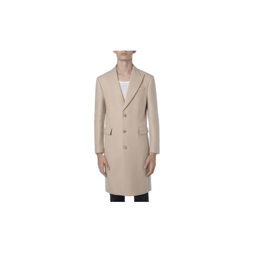 Amiri AMR-XOTW-0041/52 NWT AMIRI Tan Single Breasted Lapel Coat Size 52 $2490 AMR-XOTW-0041/52