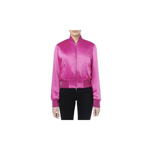 Amiri AMR-XOTW-0054/M NWT AMIRI Pink Satin Bomber Jacket Size M $1790 AMR-XOTW-0054/M