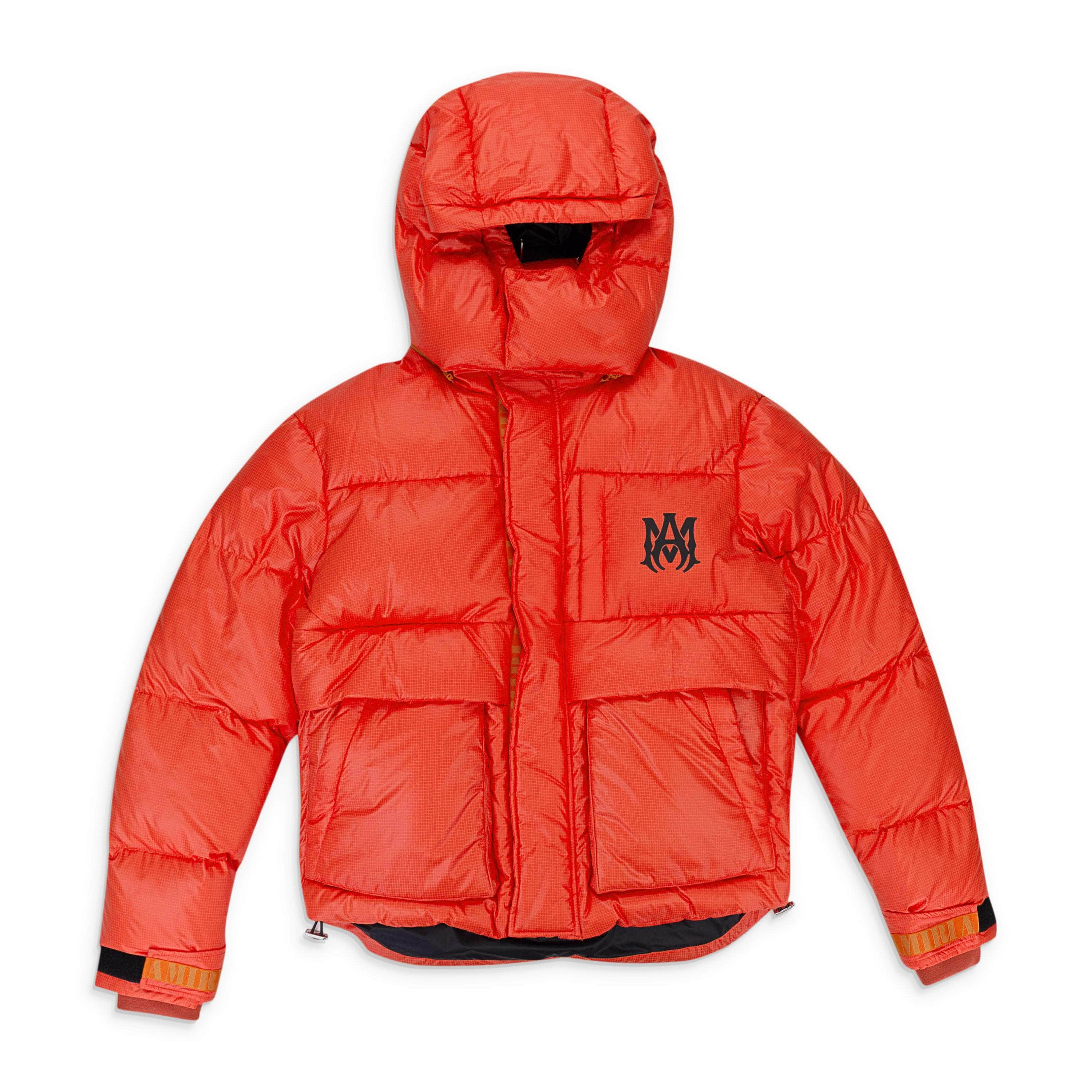 Amiri AMR-XOTW-0064/XL NWT Amiri Orange Down & Puffer Coat Jacket Size XL $1890 AMR-XOTW-0064/XL