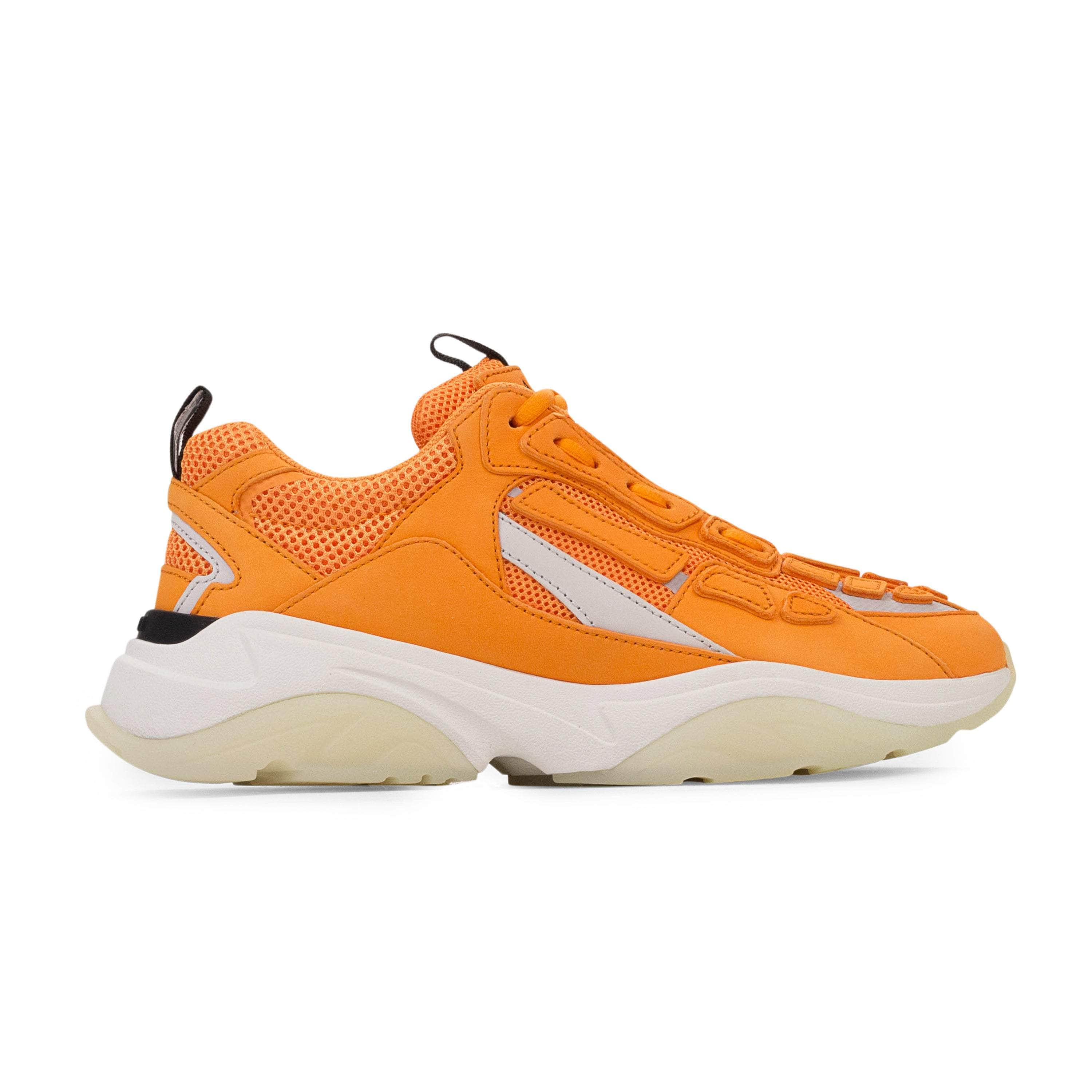 Amiri AMR-XSNK-0042/47 NIB Amiri BONE RUNNER Orange&Reflective Sneakers Size 47 $750 AMR-XSNK-0042/47