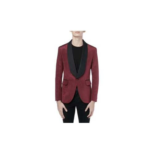 Amiri AMR-XTPS-0138/48 NWT AMIRI Red Moire Tux Blazer Size 48 $2190 AMR-XTPS-0138/48