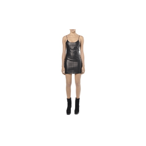 Amiri AMR-XTPS-0214/0 NWT AMIRI Black Leather Slip Dress Size 0/36 $2290 AMR-XTPS-0214/0