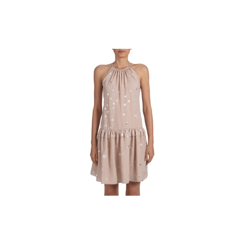 Amiri AMR-XTPS-0234/36 NWT AMIRI Nude Stars Fil Coupe Halter Dress Size 0/36 $1790 AMR-XTPS-0234/36