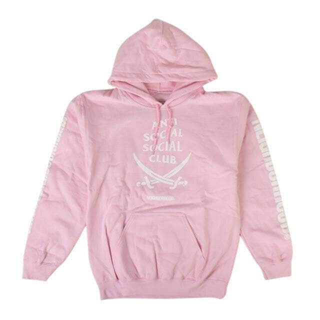 Anti Social Social Club 75LE-1294/XXL NWT ANTI SOCIAL SOCIAL CLUB x Neighborhood Pink 6IX Hoodie Sweatshirt Size XXL 75LE-1294/XXL