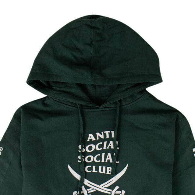 Anti Social Social Club anti-social-social-club, chicmi, couponcollection, gender-mens, Hoodiesweats, main-clothing, mens-shoes, mens-sweatshirts, size-l, size-s, size-xl, Sweatshirt, under-250 Men's ANTI SOCIAL SOCIAL CLUB x Neighborhood 6IX Hoodie Sweatshirt - Green