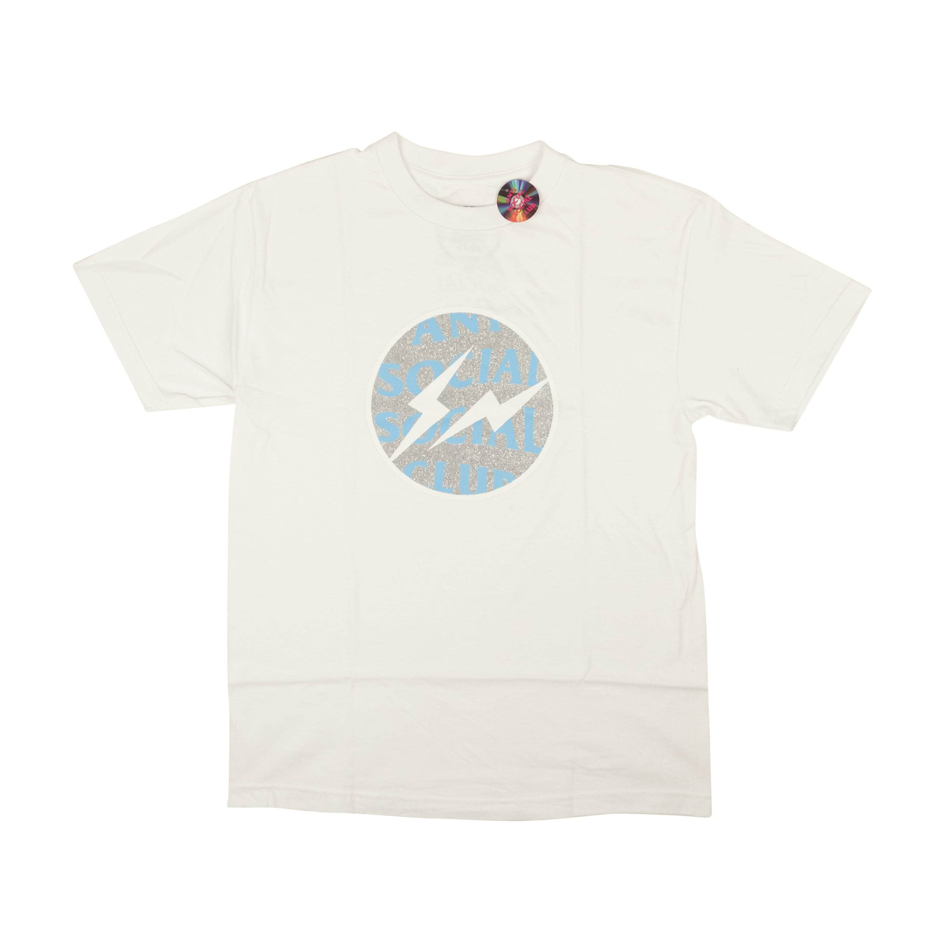 Anti Social Social Club ASC-XTSH-0017/S ASC-XTSH-0017/S SHORT_SLEEVE_INTERFERENCE_TEE_WHITE White Anti Social Social Club Short Sleeve Interference Tee Size S ASC-XTSH-0017/S