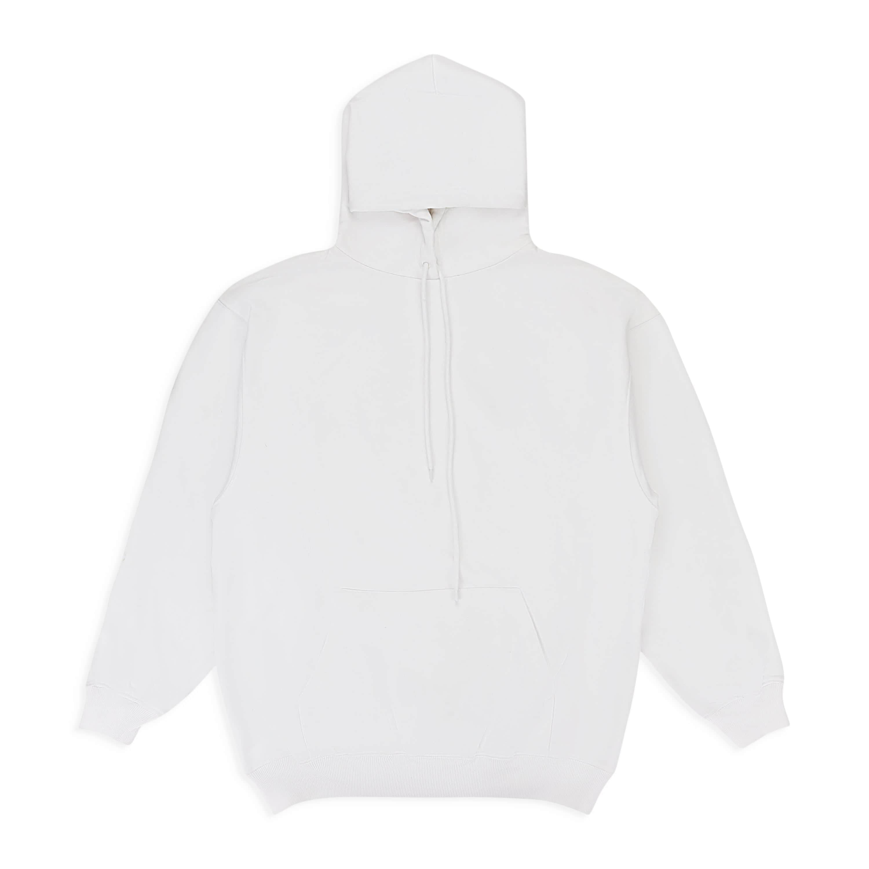 Balenciaga BAL-XHDS-0011/XL BAL-XHDS-0011/XL 518215TAV379000 White Balenciaga Back Logo Hoodie Size XL BAL-XHDS-0011/XL