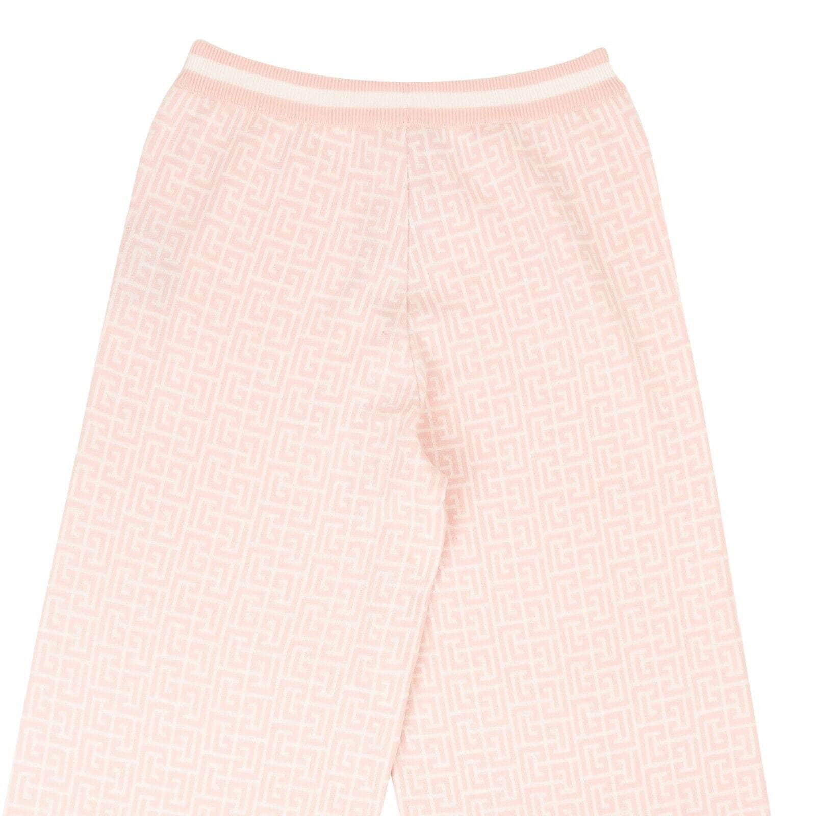 Balmain 1000-2000, channelenable-all, chicmi, couponcollection, gender-womens, main-clothing, size-42, womens-joggers-sweatpants 42 Pink Balmain Drawstring Palazzo Trousers 95-BLM-1006/42 95-BLM-1006/42