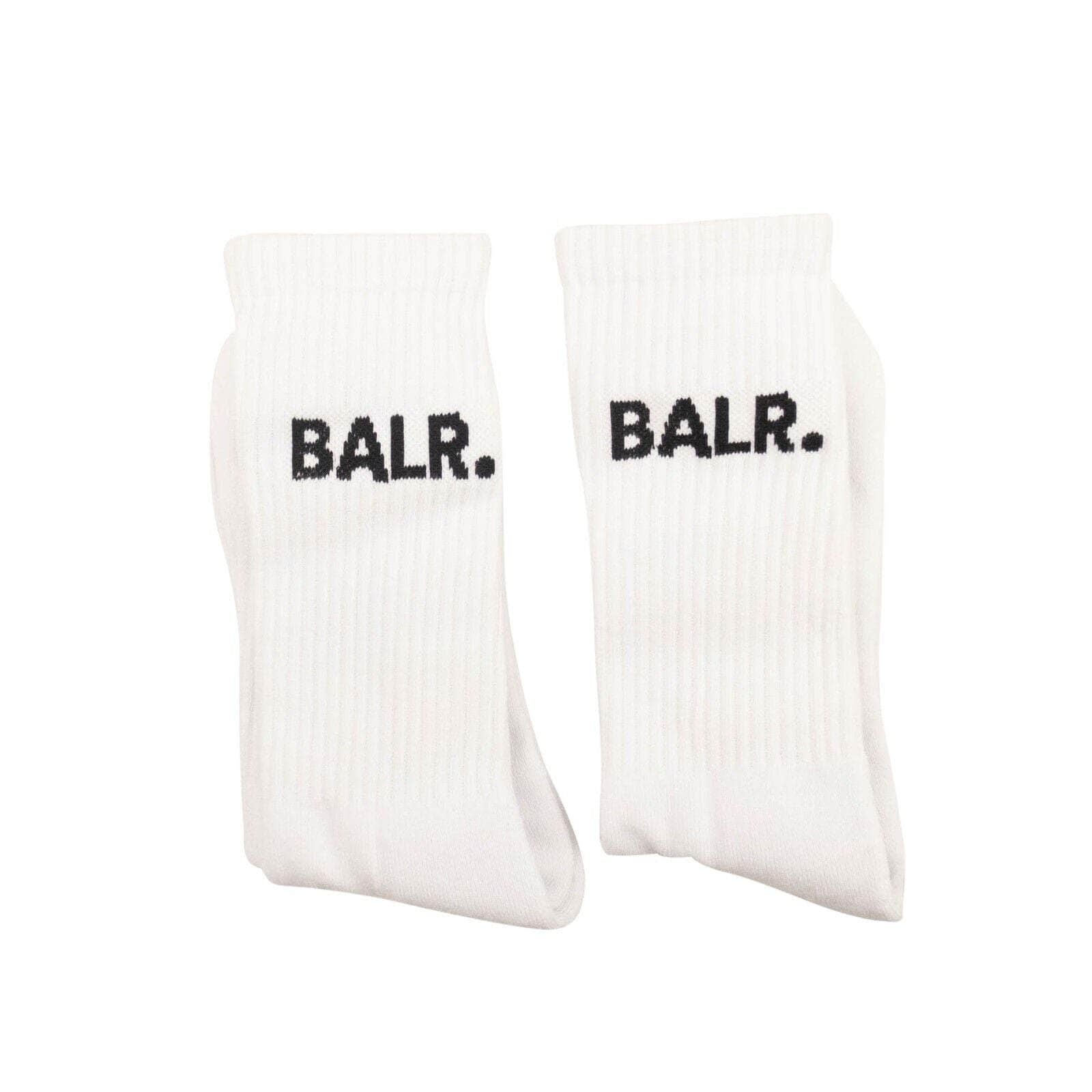 BALR. channelenable-all, chicmi, couponcollection, gender-womens, main-accessories, shop375 White 2 Pack Ribbed Logo Socks