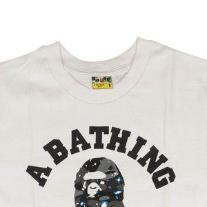 Bape bape, channelenable-all, chicmi, couponcollection, gender-mens, main-clothing, mens-shoes, size-s, under-250 White Glow In The Dark Camo Small Ape Head T-Shirt
