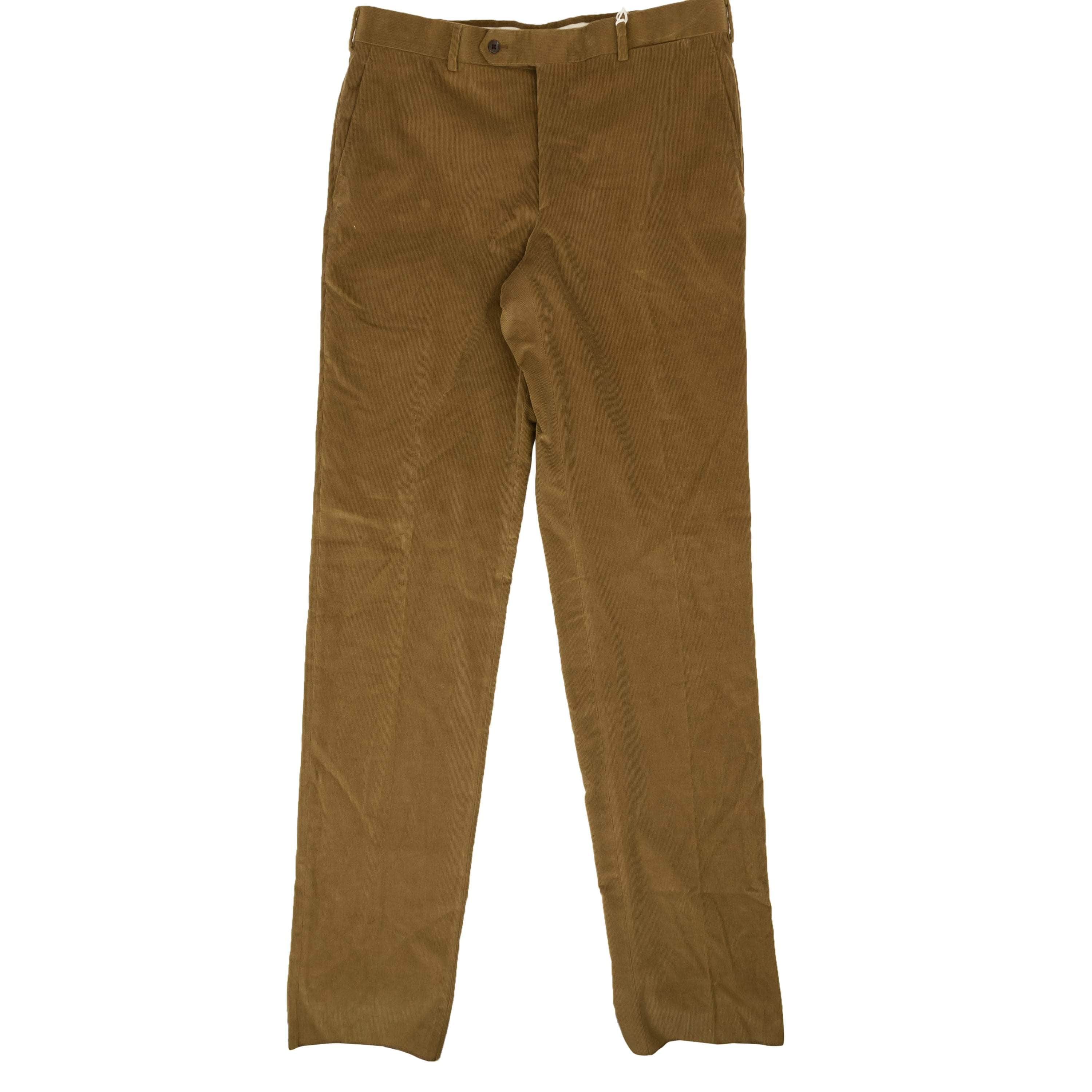 Belvest 47BVS-202/58 NWT BELVEST Brown Cotton Blend Corduroy Casual Pants Size 48/58 $595 47BVS-202/58