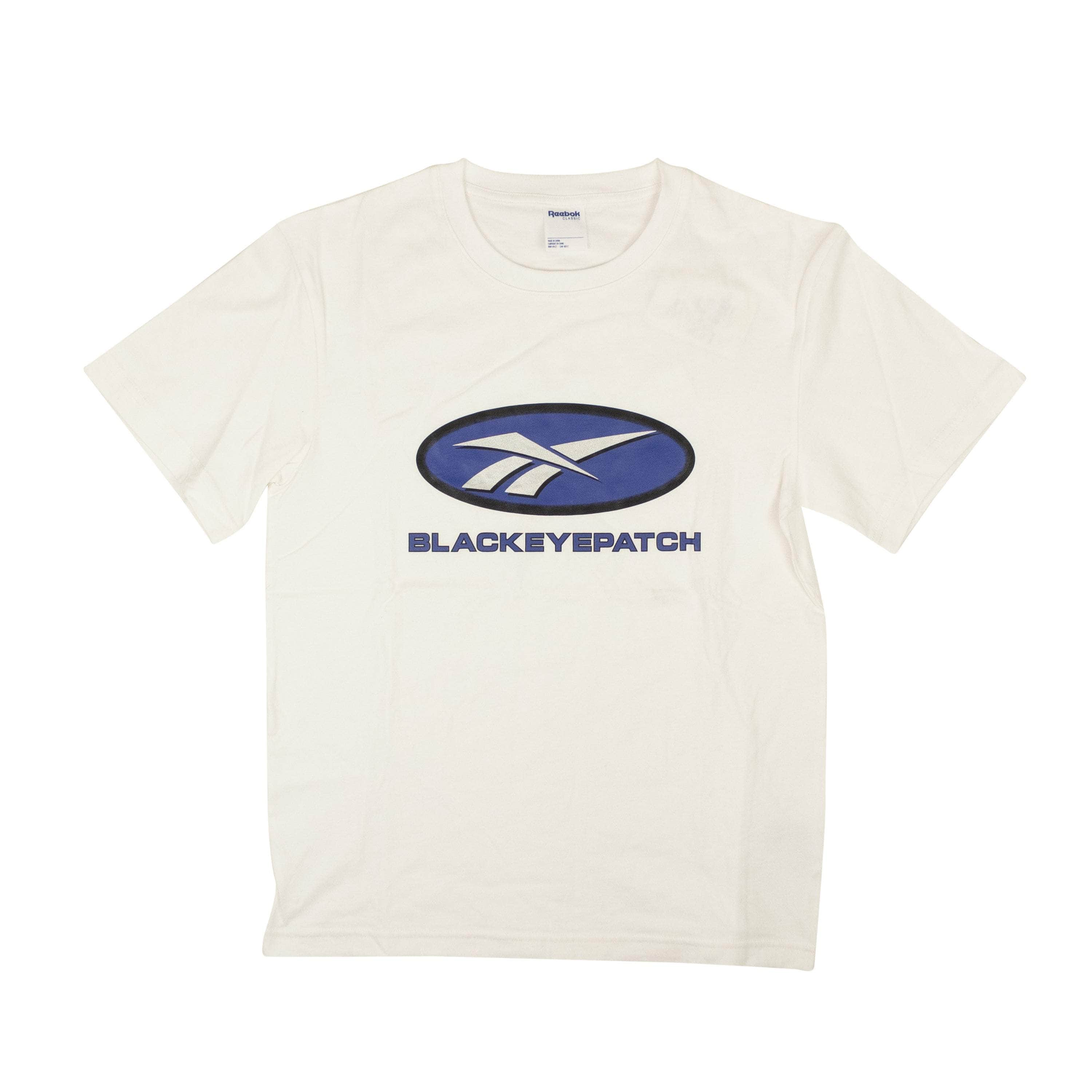 Blackeyepatch 95-BEP-1006/S NWT BLACKEYEPATCH x Reebok White Cotton T-Shirt Size S 95-BEP-1006/S