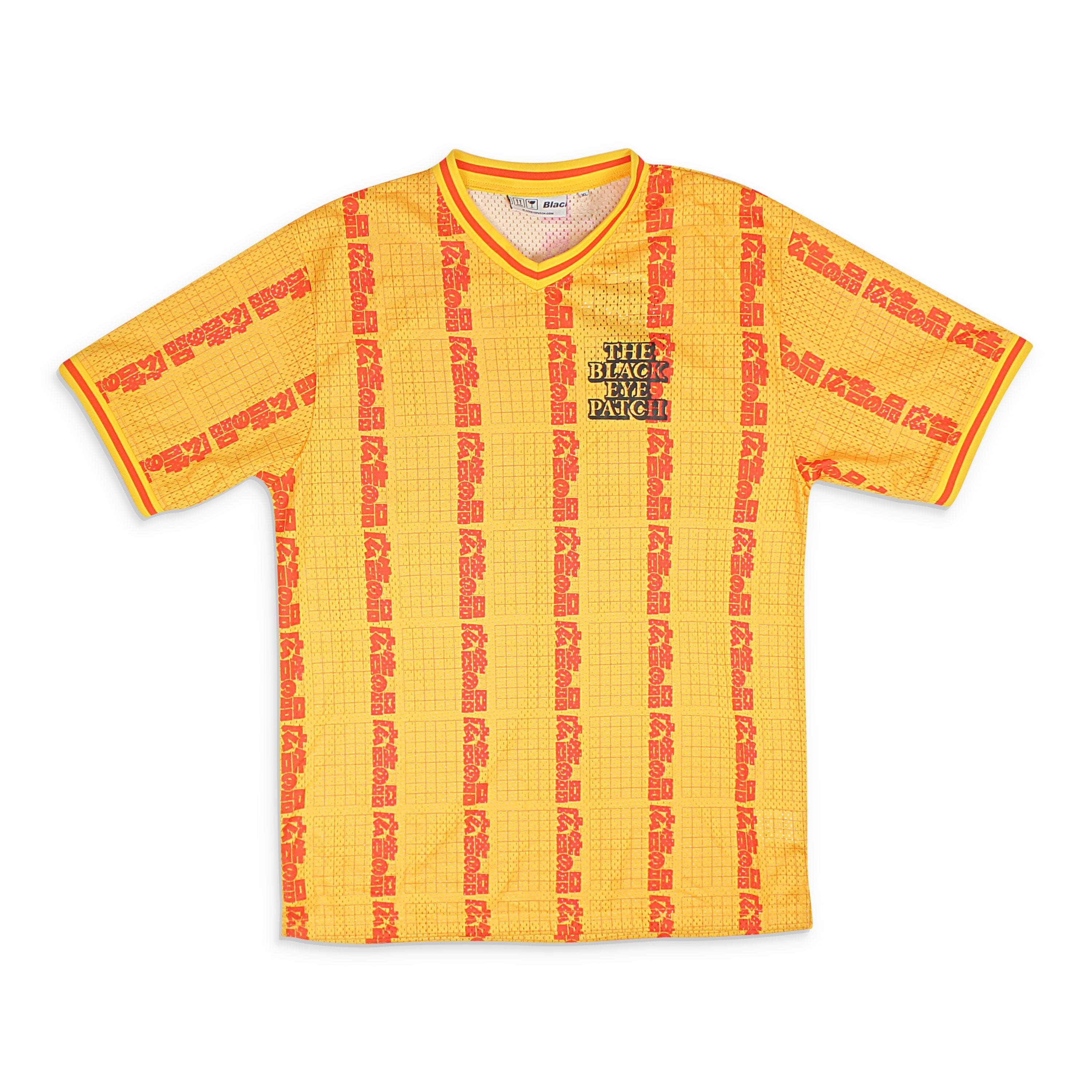 Blackeyepatch 95-BEP-1014/S NWT Blackeyepatch Yellow AS ADVERTISED LABEL TEXILE GAME SHIRT Size S $180 95-BEP-1014/S