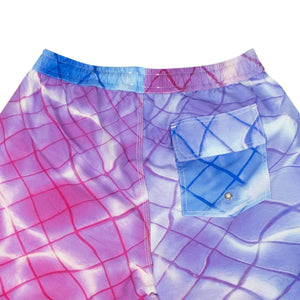 Blue Sky Inn blue-sky-inn, channelenable-all, chicmi, couponcollection, gender-mens, main-clothing, mens-shoes, size-l, size-m, size-s, size-xl, under-250 Blue, Pink And Purple Pool Print Swim Trunks
