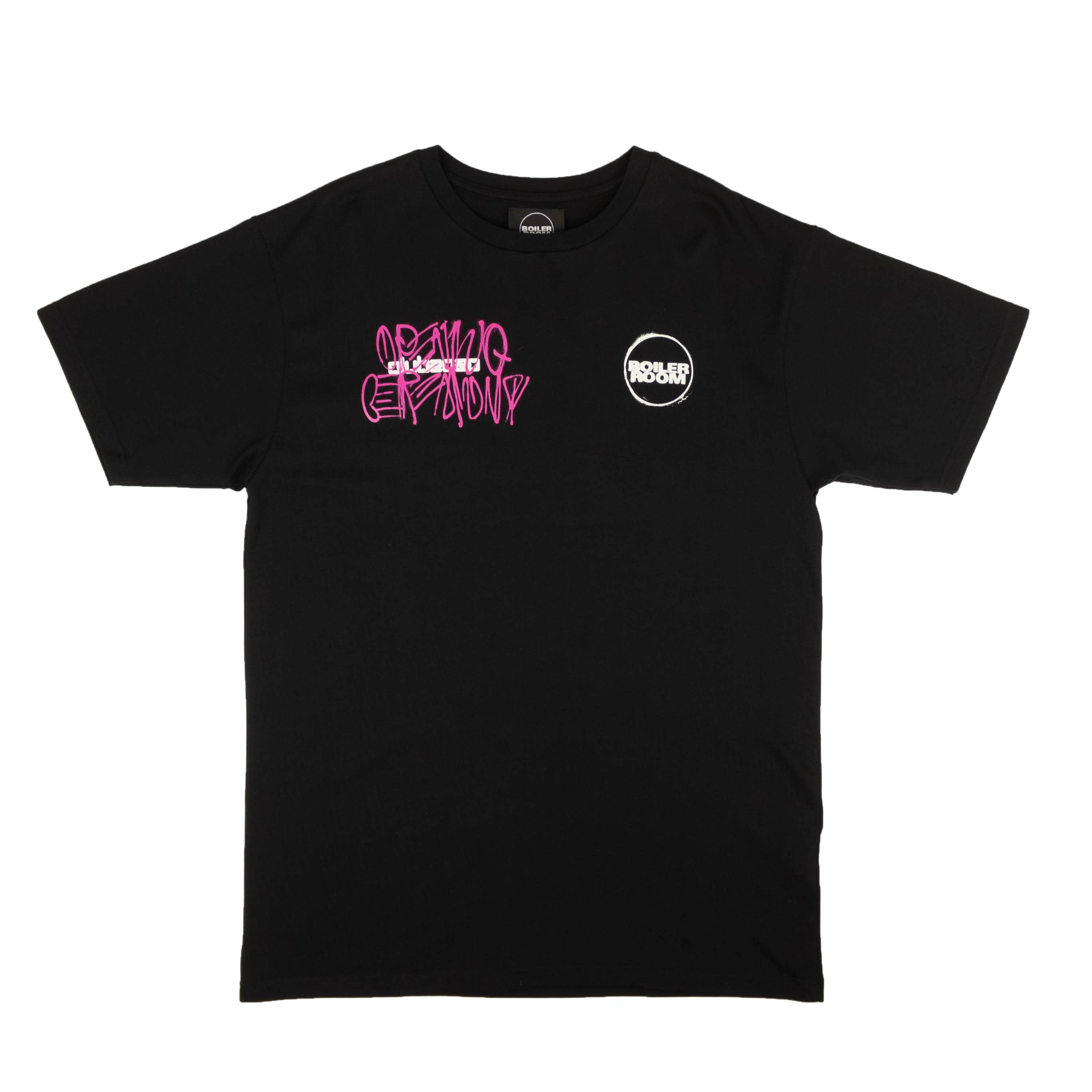 BOILER ROOM 95-BRM-1002/L NWT BOILER ROOM Black World Tour Short Sleeve T-Shirt Size L $80 95-BRM-1002/L