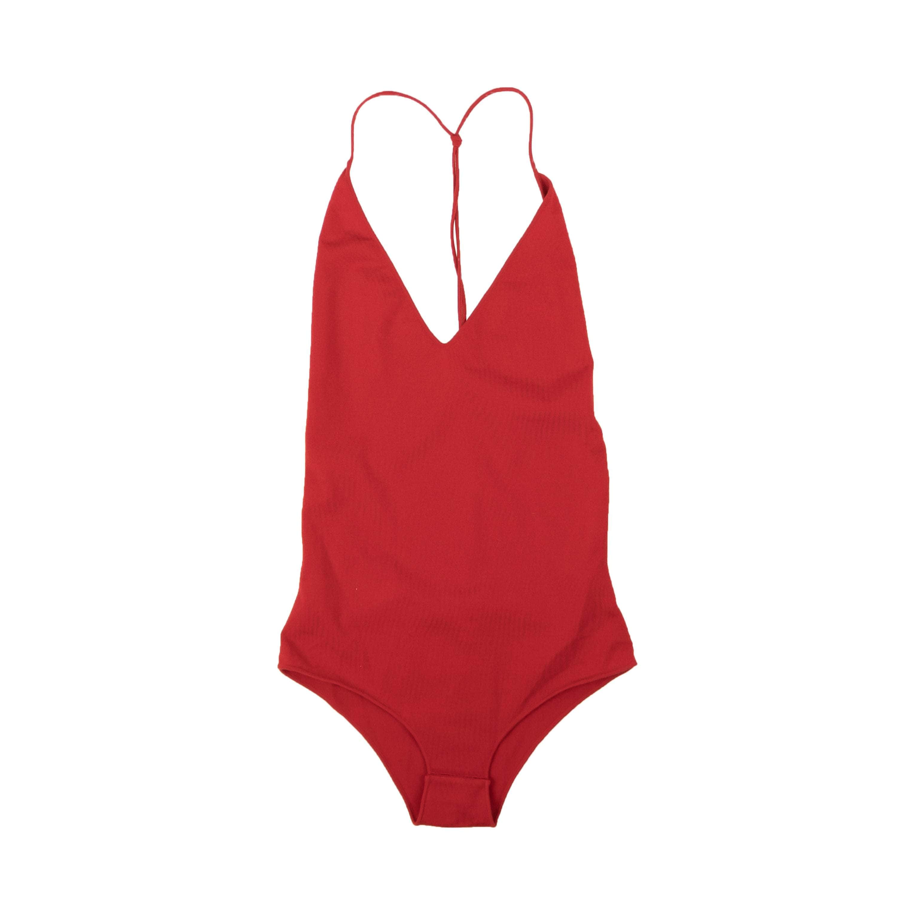 Bottega Veneta 1000-2000, channelenable-all, chicmi, couponcollection, gender-womens, main-clothing, size-m, size-s, womens-bodysuits S Red Knit Cashmere Blend Bodysuit BTV-XTPS-0012/S BTV-XTPS-0012/S