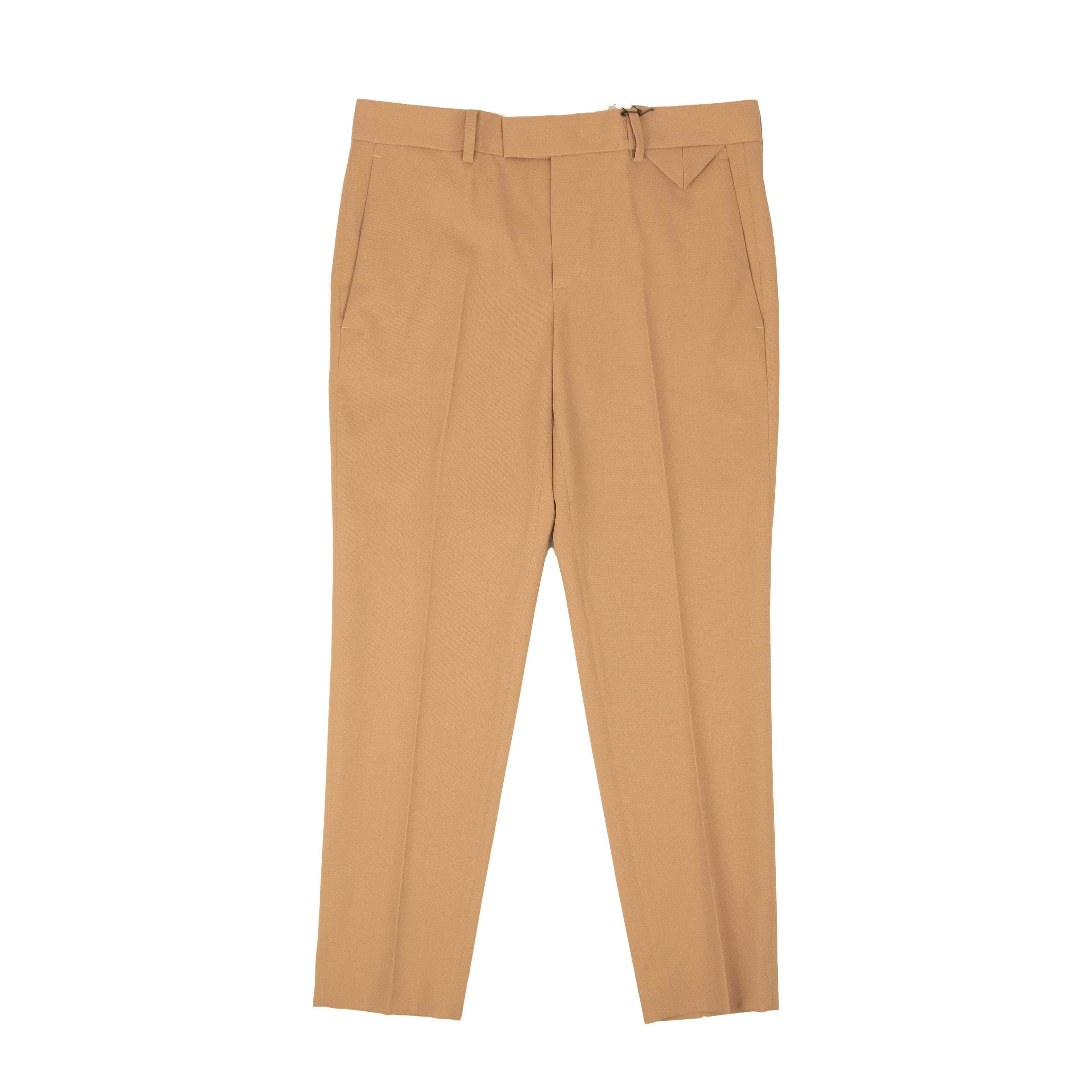 Bottega Veneta BTV-XBTM-0056/38 NWT BOTTEGA VENETA Camel Brown Wool Straight Dress Pants Size 2/38 $1050 BTV-XBTM-0056/38