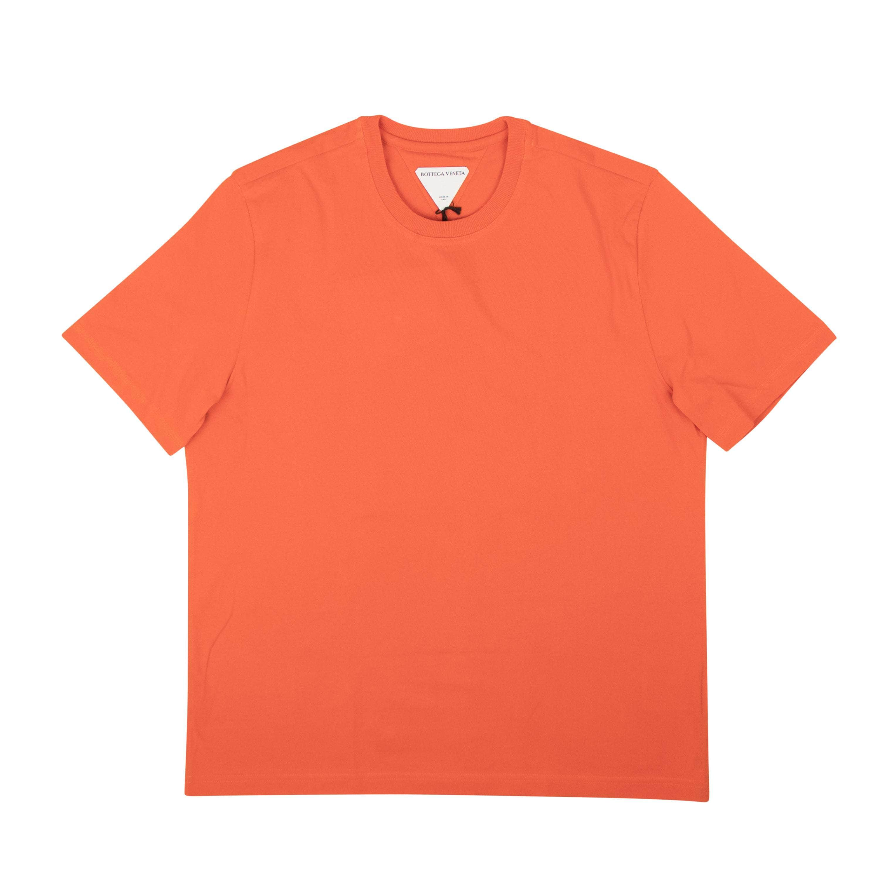 Bottega Veneta BTV-XTSH-0010/L NWT BOTTEGA VENETA Orange Cotton Short Sleeve T-Shirt Size L $500 BTV-XTSH-0010/L