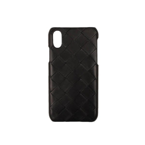 Bottega Veneta bvc1, channelenable-all, chicmi, couponcollection, gender-mens, gender-womens, main-accessories OS Black Leather iPhone XS Phone Case BTV-XACC-0036/OS BTV-XACC-0036/OS