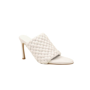 Bottega Veneta channelenable-all, chicmi, couponcollection, gender-womens, main-shoes White Woven Heeled Mules