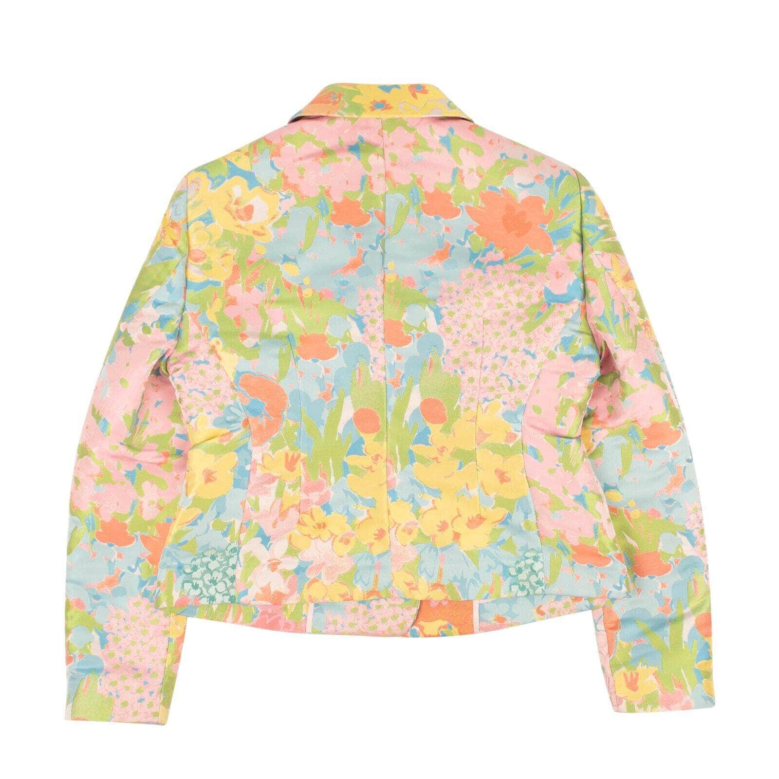 BOUTIQUE MOSCHINO 250-500, boutique-moschino, channelenable-all, chicmi, couponcollection, gender-womens, main-clothing, size-42, size-44, size-46, womens-jackets-blazers Multi Spring Floral Evening Short Jacket