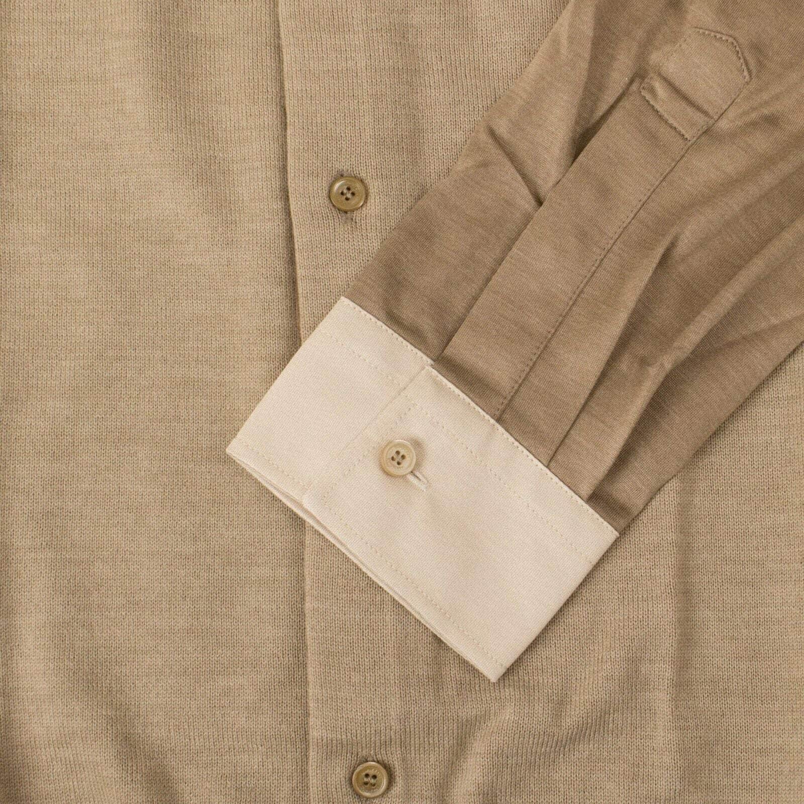 Burberry 1000-2000, burberry, channelenable-all, chicmi, couponcollection, gender-mens, main-clothing, newarrival2, size-37-eu, size-38-eu, size-39-eu, size-40-eu Burberry Men's Tan And Brown Multicolor Collar Shirt