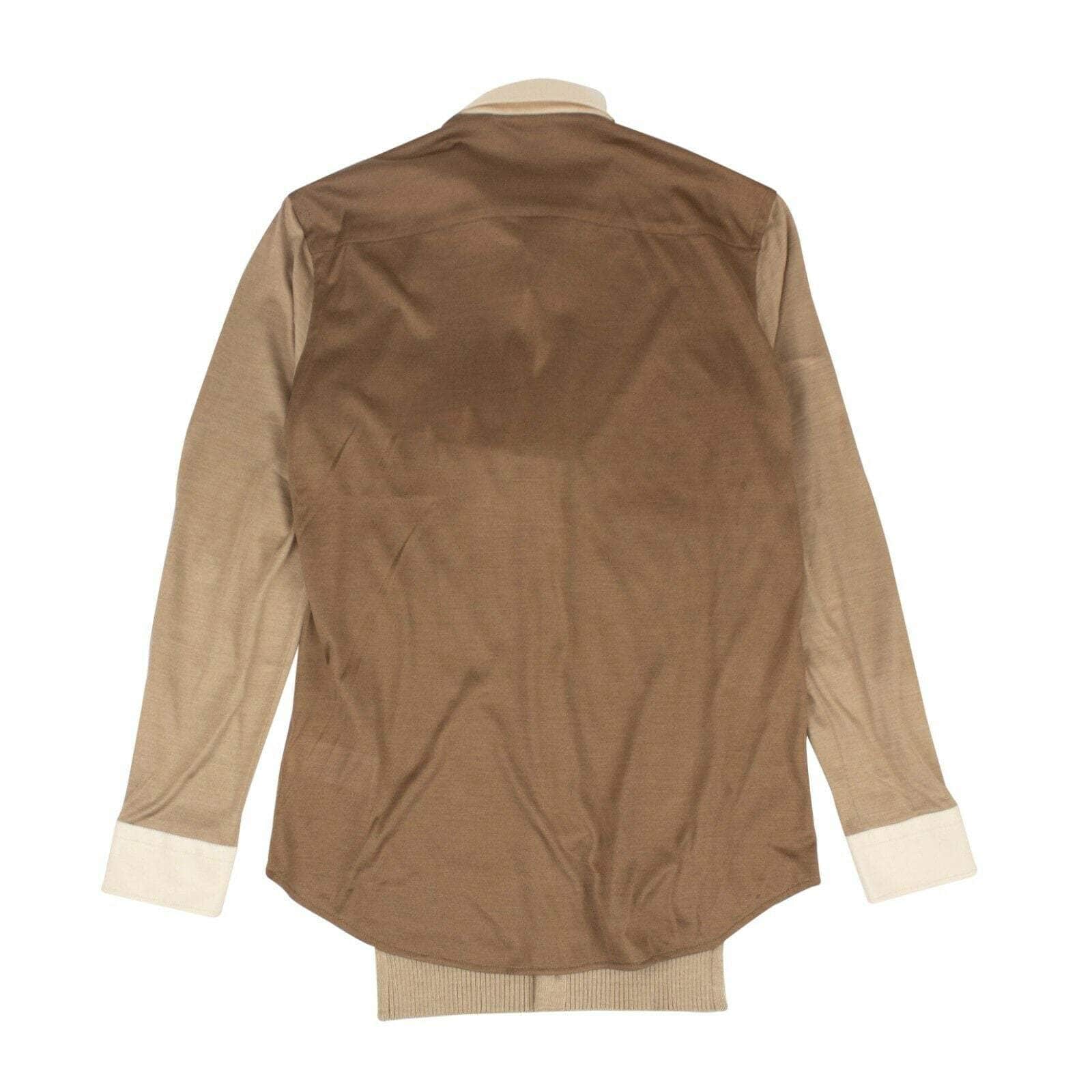 Burberry 1000-2000, burberry, channelenable-all, chicmi, couponcollection, gender-mens, main-clothing, newarrival2, size-37-eu, size-38-eu, size-39-eu, size-40-eu Burberry Men's Tan And Brown Multicolor Collar Shirt