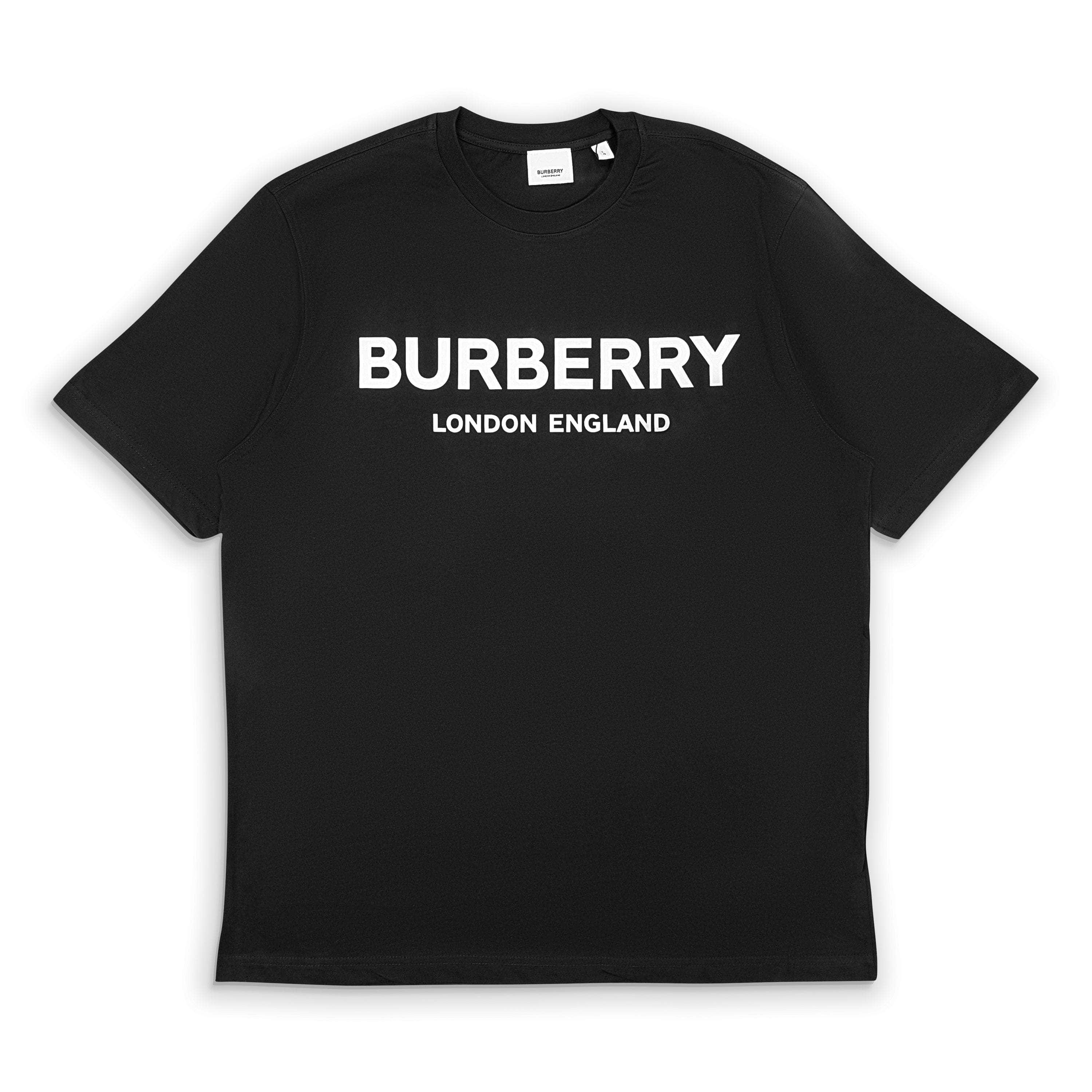 Burberry BRB-XTSH-0006/XS Burberry Black White Logo T-Shirt  Size XS $510 BRB-XTSH-0006/XS