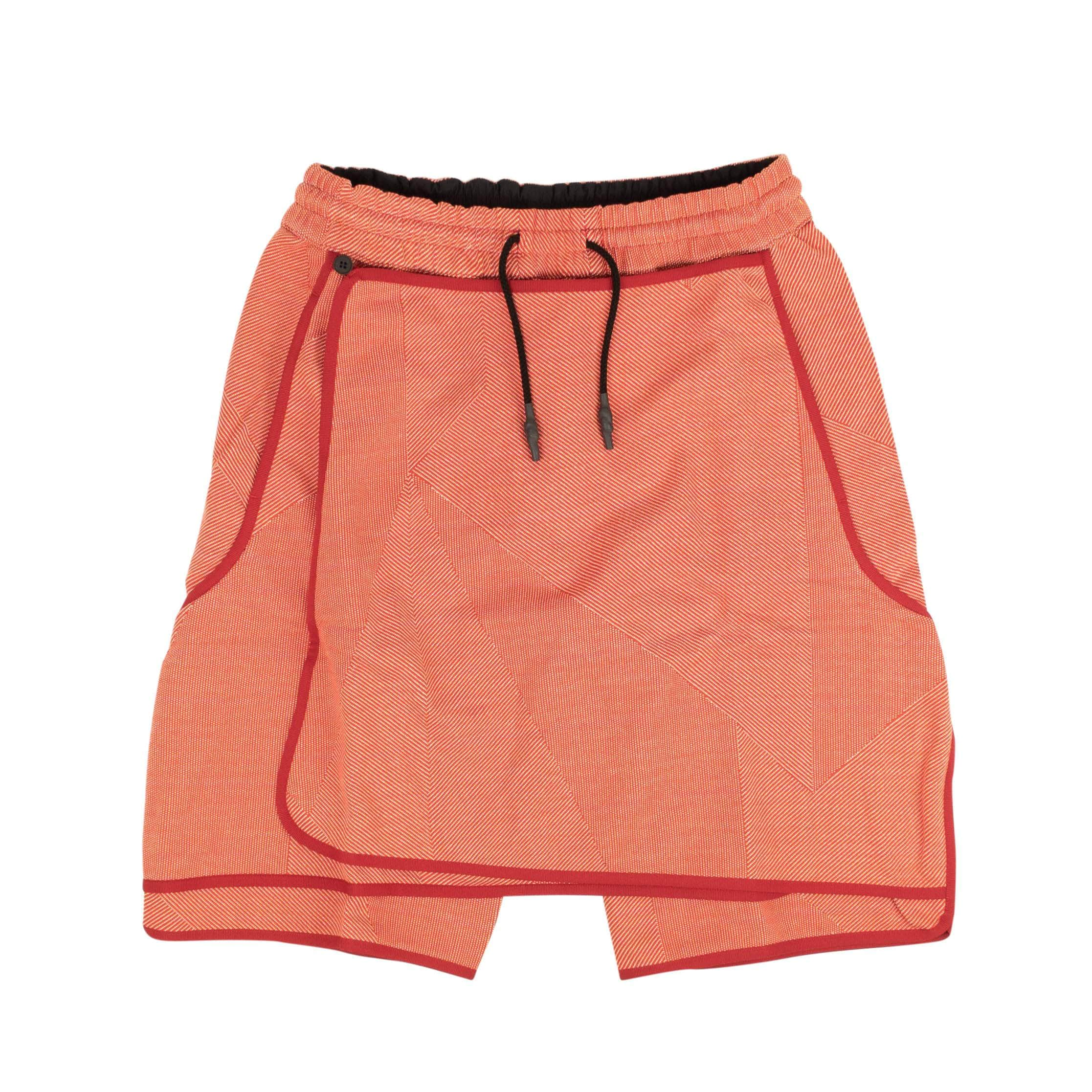 Byborre 95-BYB-0002/L NWT BYBORRE Red Asymmetrical Knit Mini Skort Size L $515 95-BYB-0002/L