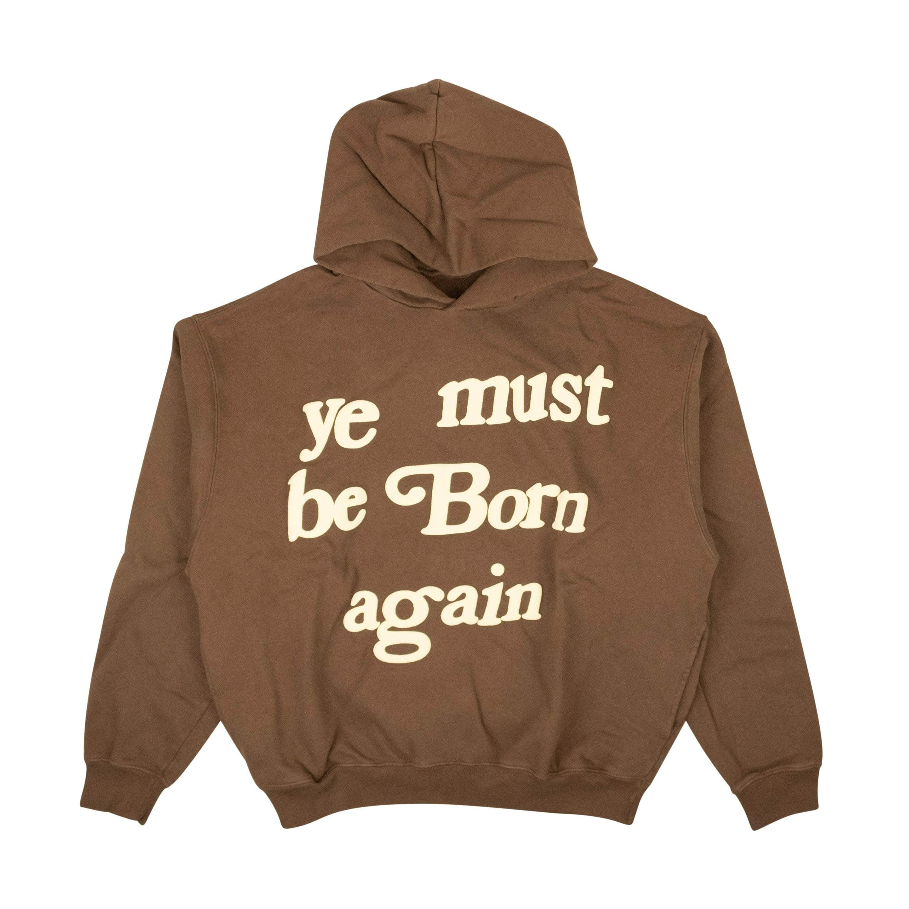 Cactus Plant Flea Market CFM-XHDS-0001/L NEW Cactus Plant Flea Market Brown Ye Must Be Born Again Hoodie Size L $400 CFM-XHDS-0001/L