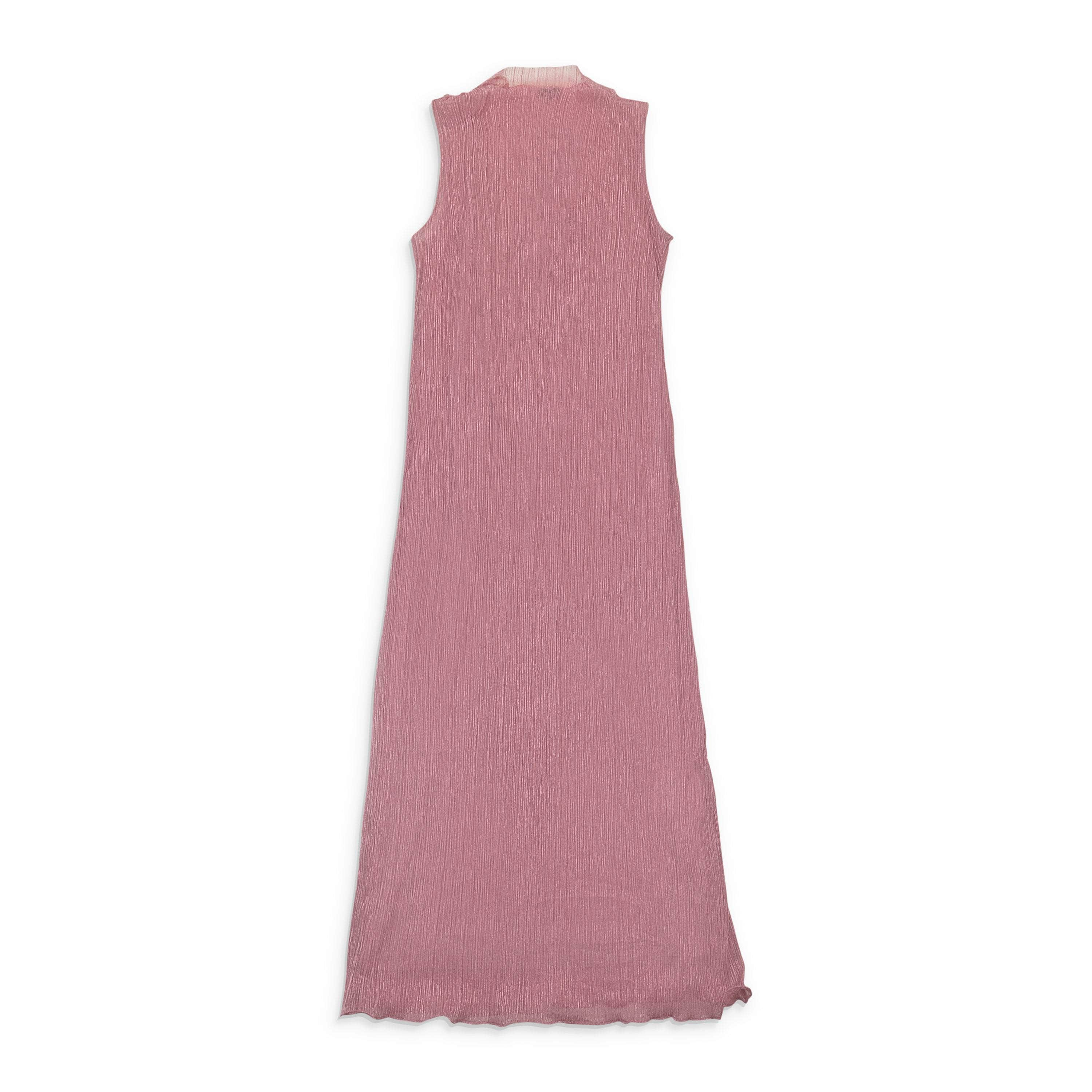 Callipygian 95-CPN-0028/L NWT CALLIPYGIAN LIGHT PINK PLEATED LUREX DRESS SIZE L $195 95-CPN-0028/L