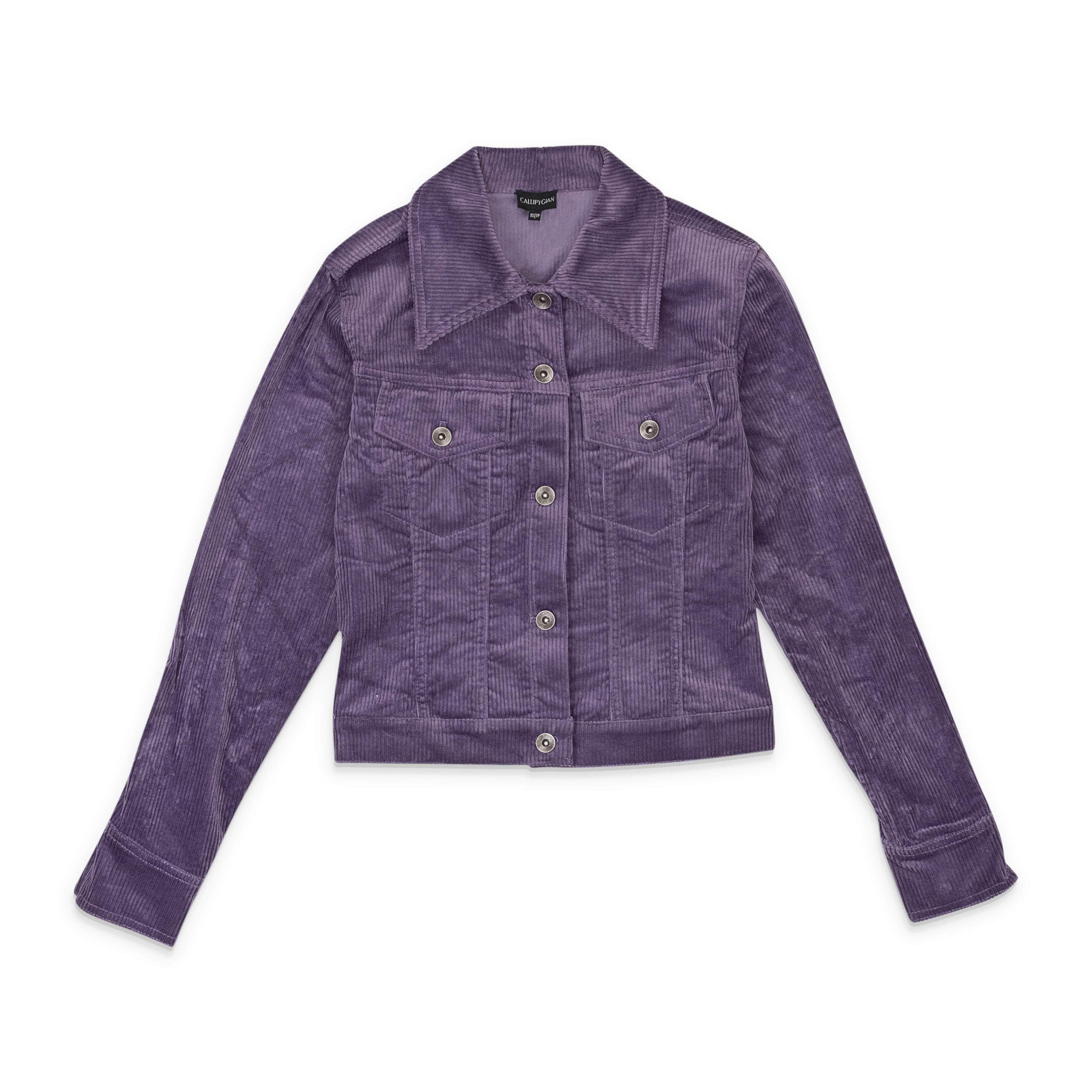 Callipygian 95-CPN-0029/XS NWT CALLIPYGIAN PURPLE CALLIPYGIAN STRETCH CORD JACKET SIZE XS $225 95-CPN-0029/XS