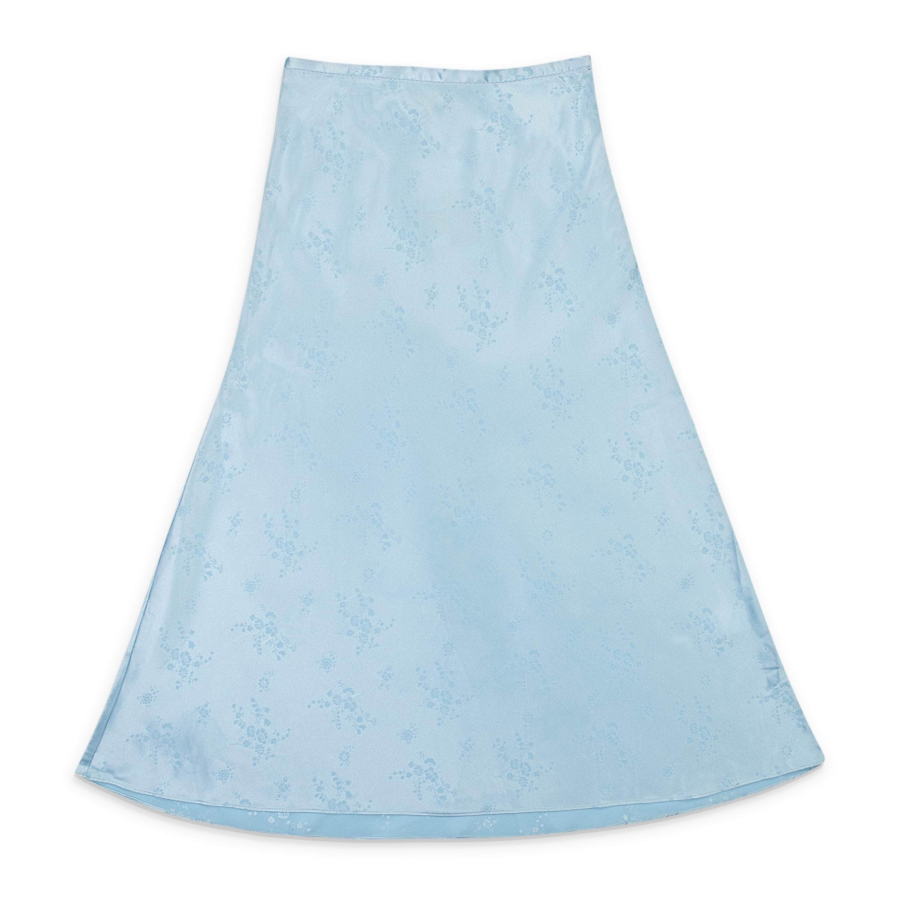 Callipygian 95-CPN-0050/10 NWT CALLIPYGIAN BLUE CALLIPYGIAN JACQUARD BIAS SKIRT SIZE 10 $195 95-CPN-0050/10