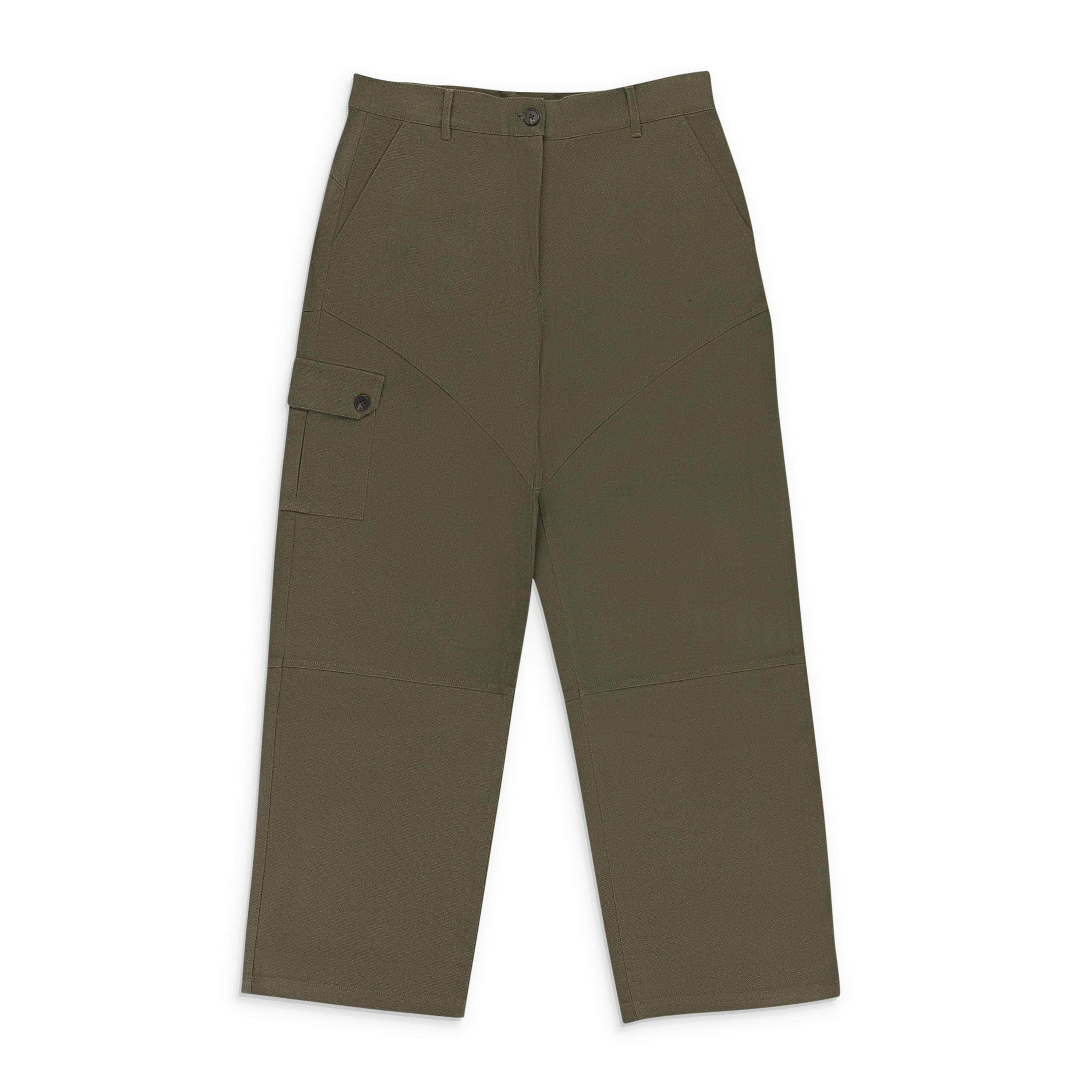 Callipygian 95-CPN-1045/10 95-CPN-1045/10 F19AANP13025_OLIVE DARK OLIVE CALLIPYGIAN YOKE CARGO PANT Size 10 95-CPN-1045/10