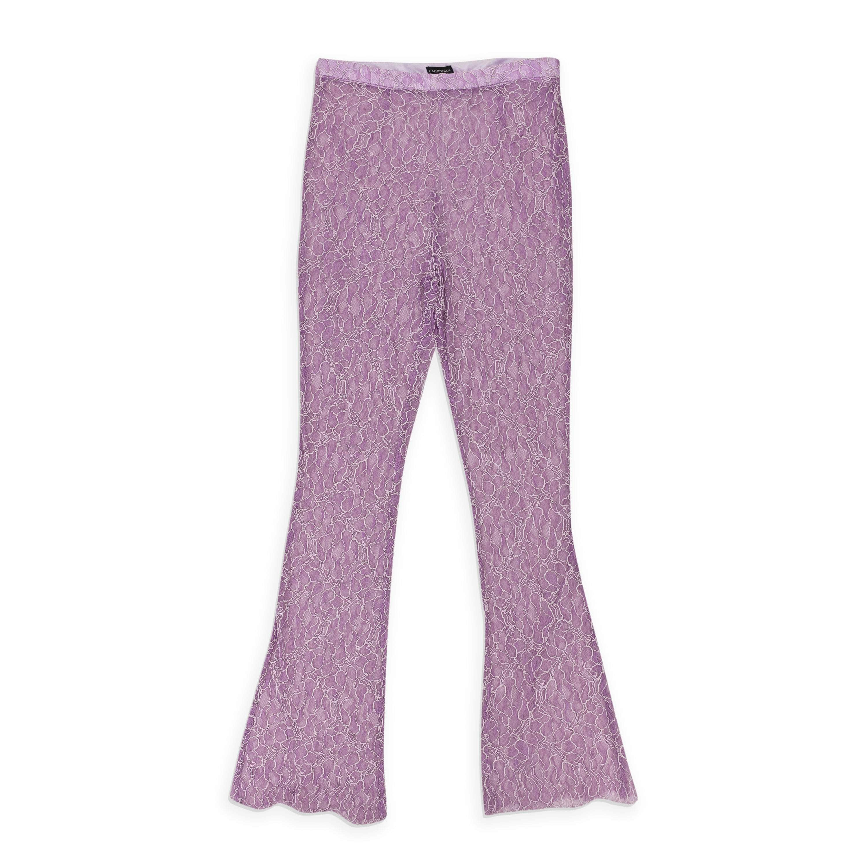 Callipygian 95-CPN-1091/4 95-CPN-1091/4 P13026_PURPLE PURPLE CALLIPYGIAN LACE PANT Size 4 95-CPN-1091/4