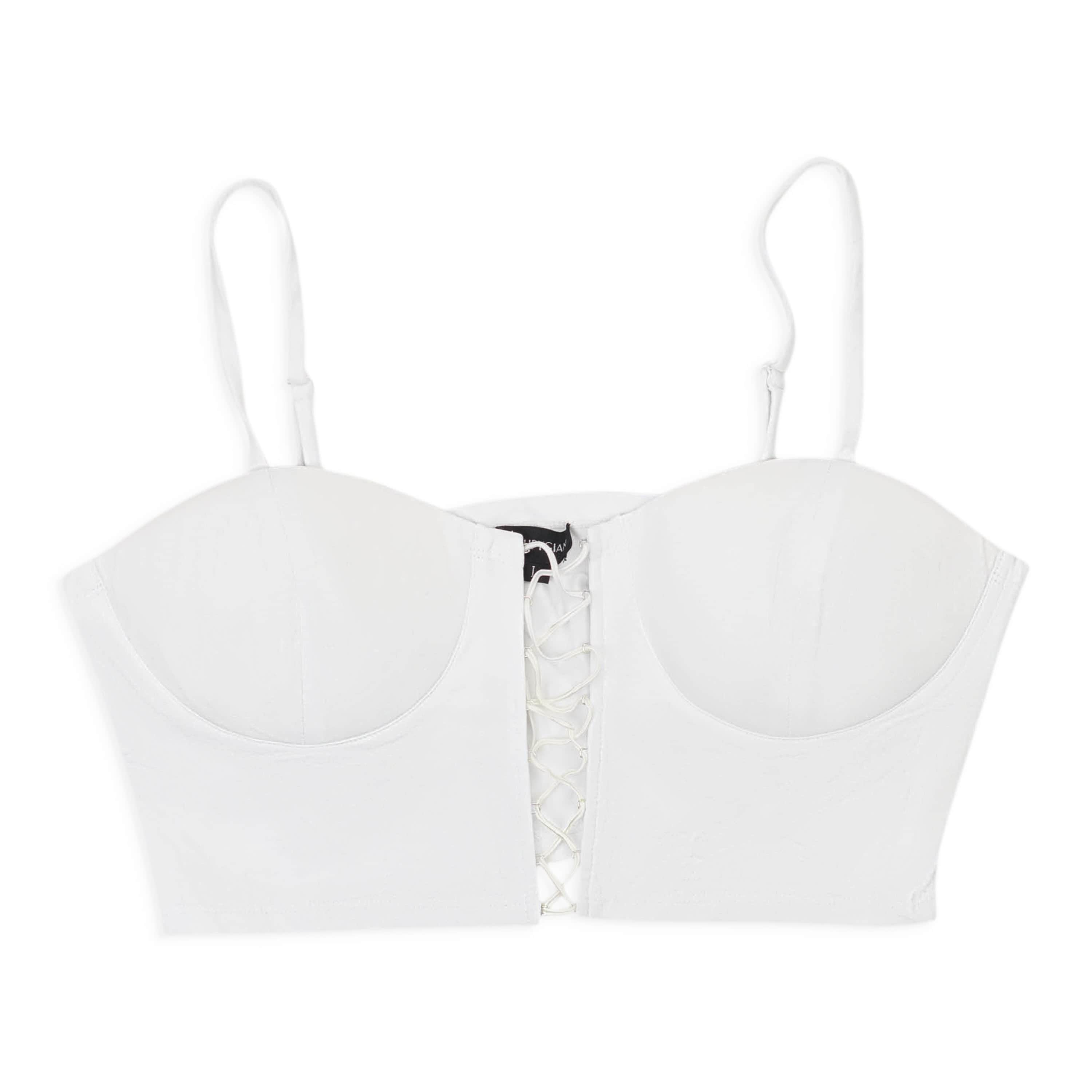 Callipygian 95-CPN-1122/L 95-CPN-1122/L F19TABP12017_WHITE WHITE CALLIPYGIAN BRA TOP Size L 95-CPN-1122/L