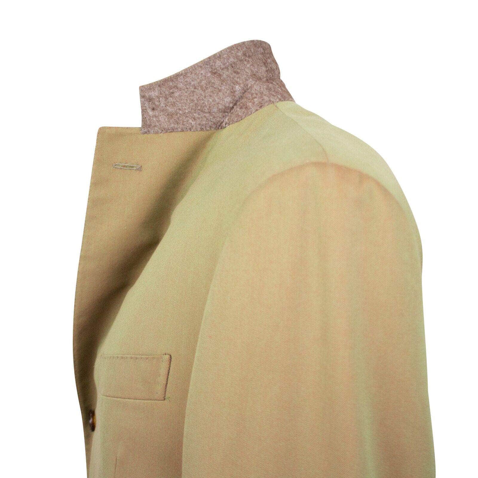 Caruso 250-500, caruso, couponcollection, gender-mens, main-clothing, mens-shoes, size-50 50 Tan And Green Iridescent Single Breasted Suit CRS-XTPS-0112/50 CRS-XTPS-0112/50
