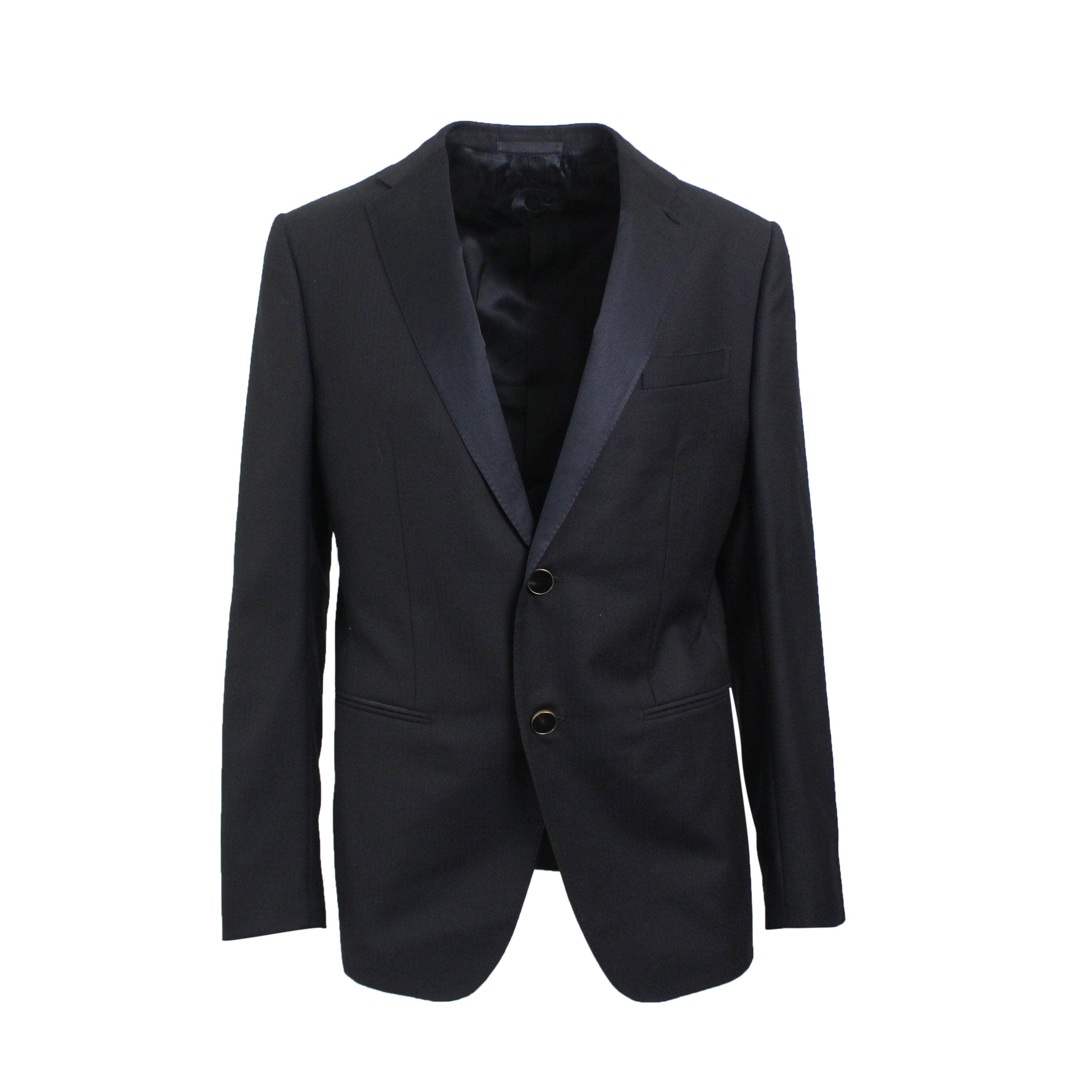 Caruso 500-750, caruso, channelenable-all, chicmi, couponcollection, main-clothing, shop375, size-50, Stadium Goods 50 Black Single Breasted Wool & Mohair 3 Piece Suit CRS-XTPS-0161/50 CRS-XTPS-0161/50