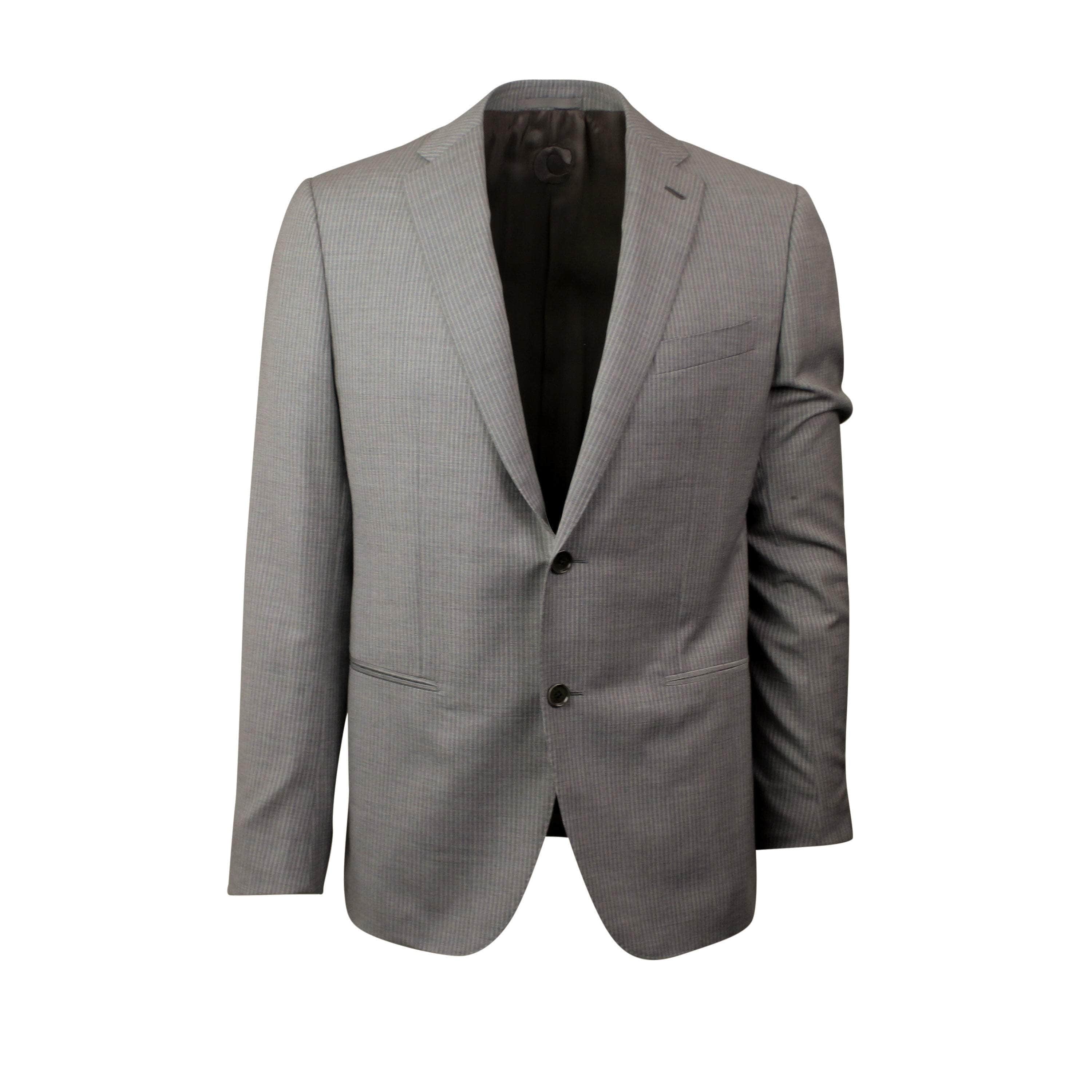 Caruso 500-750, caruso, channelenable-all, chicmi, couponcollection, main-clothing, shop375, size-50, Stadium Goods, stadiumgoods 50 Ash Grey Wool Single Breasted Blazer 9R CRS-XTPS-0131/50 CRS-XTPS-0131/50