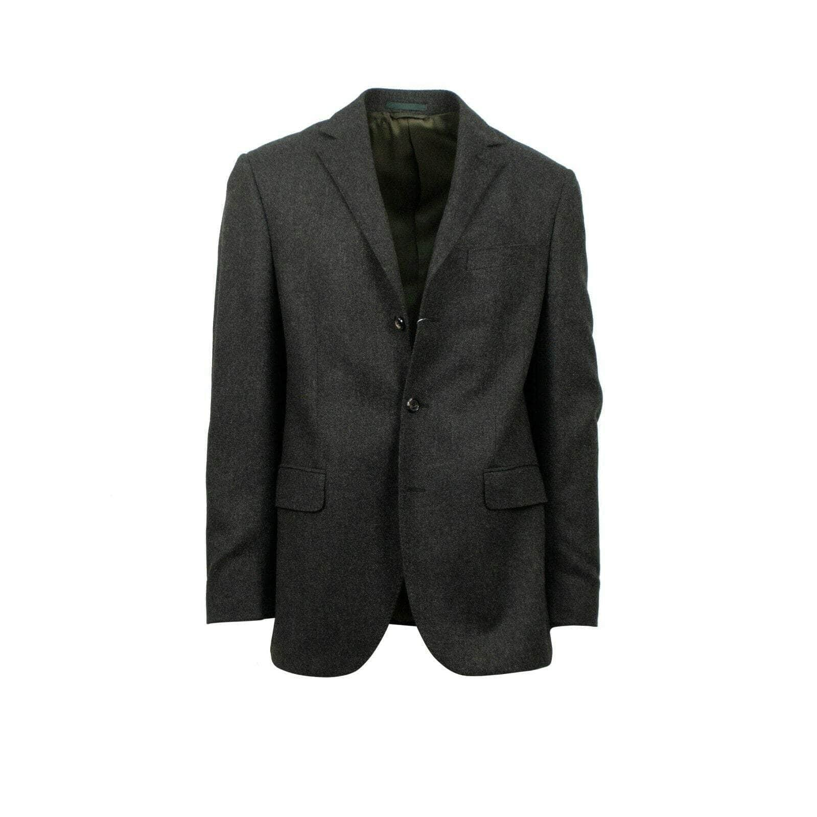 Caruso 58LE-706/42 NWT CARUSO Dark Green Wool Blend 3 Roll 2 Button Sport Coat Size 42 $1395 58LE-706/42