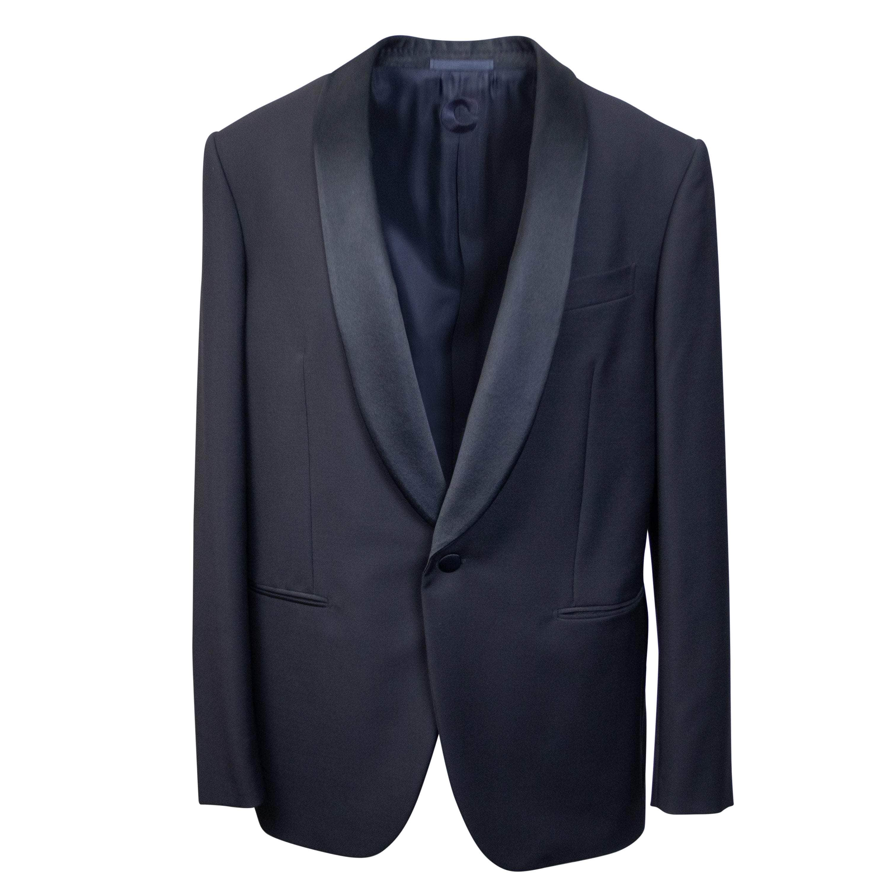 Caruso CRS-XTPS-0048/50 NWT CARUSO Black Wool Single Breasted Blazer Size 50 $1395 CRS-XTPS-0048/50