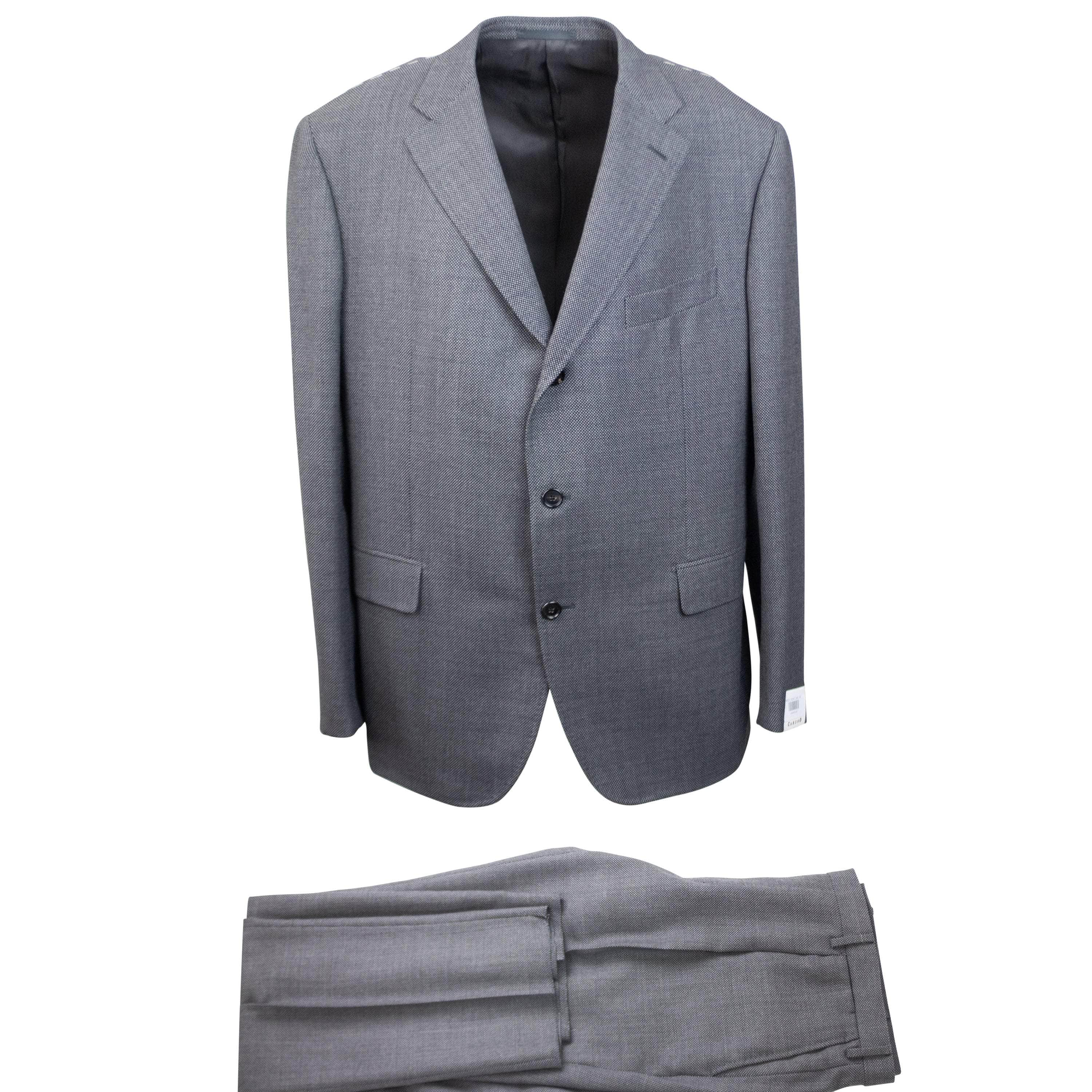 Caruso CRS-XTPS-0055/56 NWT CARUSO Grey % Black Wool Single Breasted Blazer Size 46/56 $1395 CRS-XTPS-0055/56